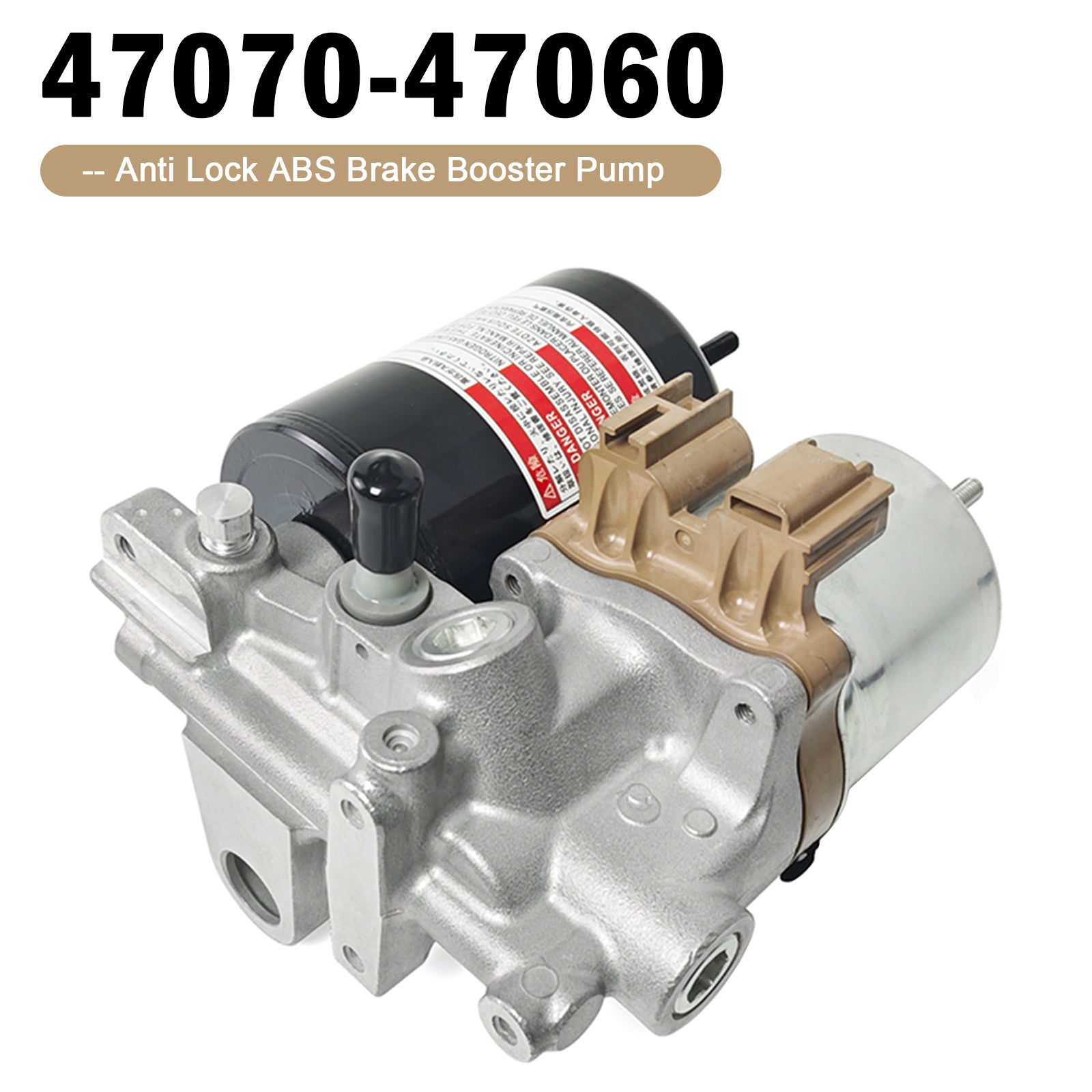 TOYOTA SCION IQ KPJ10 2012-2012 Anti Lock ABS Brake Booster Pump Assembly 47070-47050