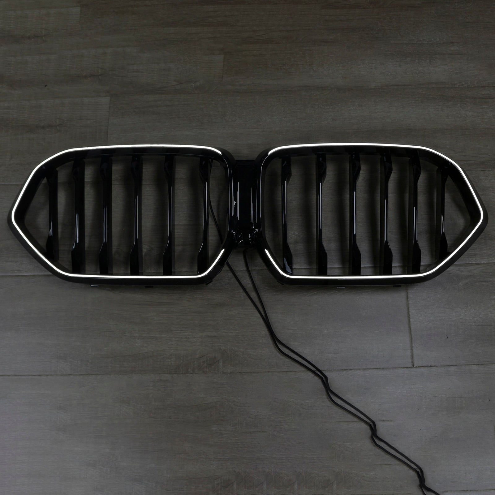 2023-2025 BMW X6 G06 M60i W/Camera Hole Black Front Bumper Grille Grill