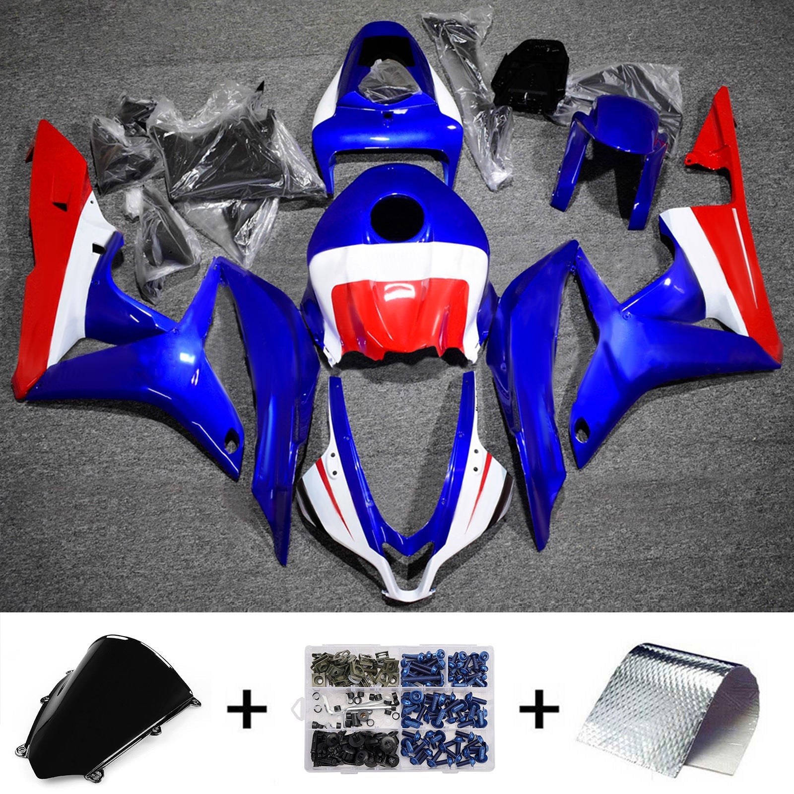 Injection Fairing Kit Bodywork Plastic ABS For Honda CBR600RR 2007-2008 F5