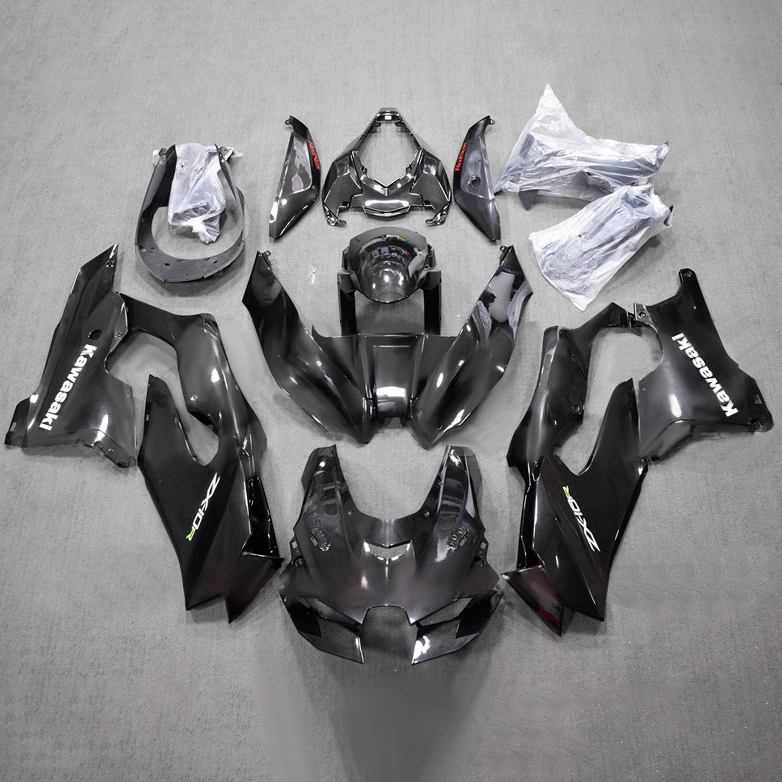 Injection Fairing Kit Bodywork ABS fit For Kawasaki ZX-10R ZX-10RR 2021-2025