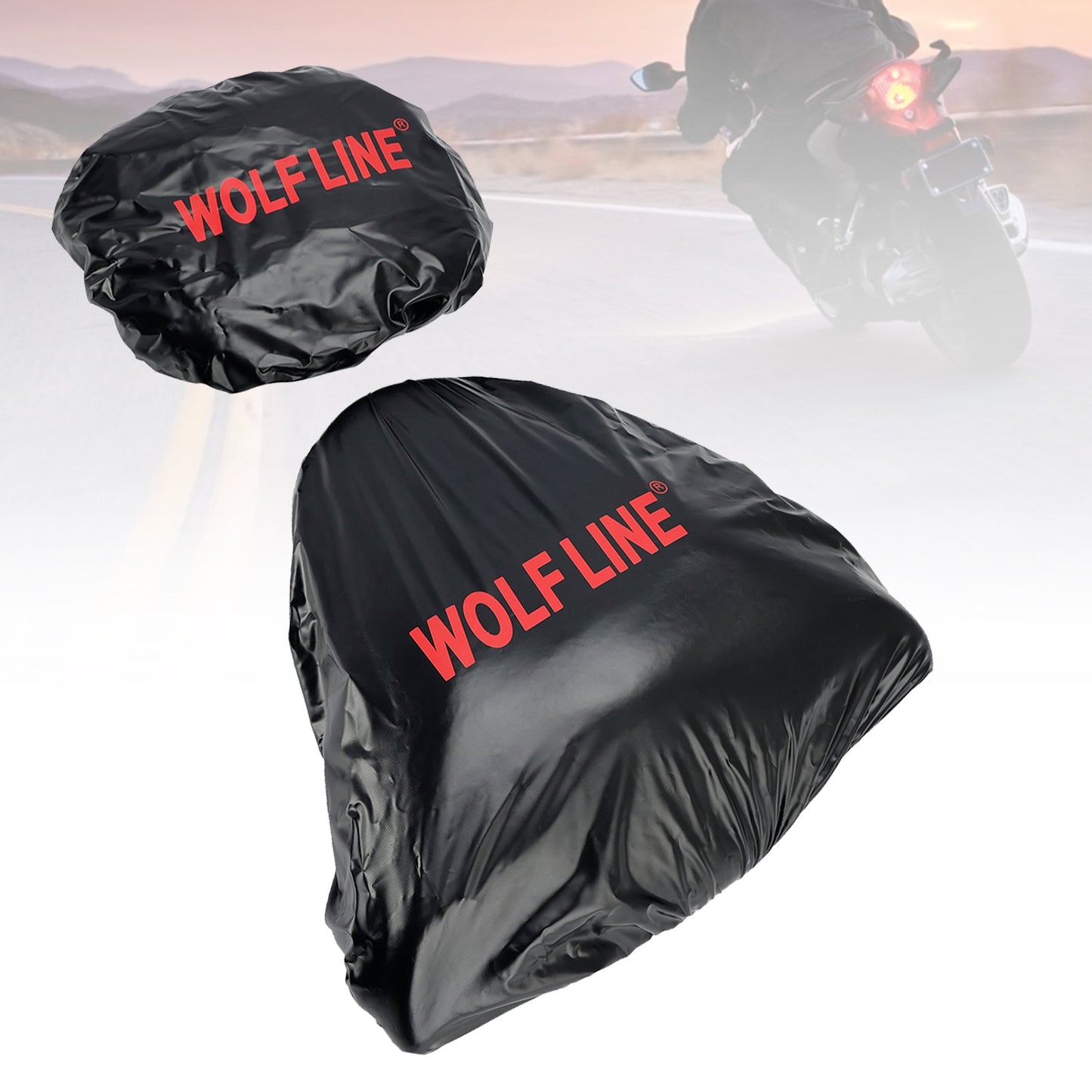 Most Motorcycle Race Replica Front Rear Cushion Cover Rider Passenger