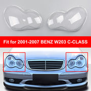 2001-2007 BENZ W203 C-Class C32 AMG Headlight Lens Shell Plastic Cover Left + Right Generic