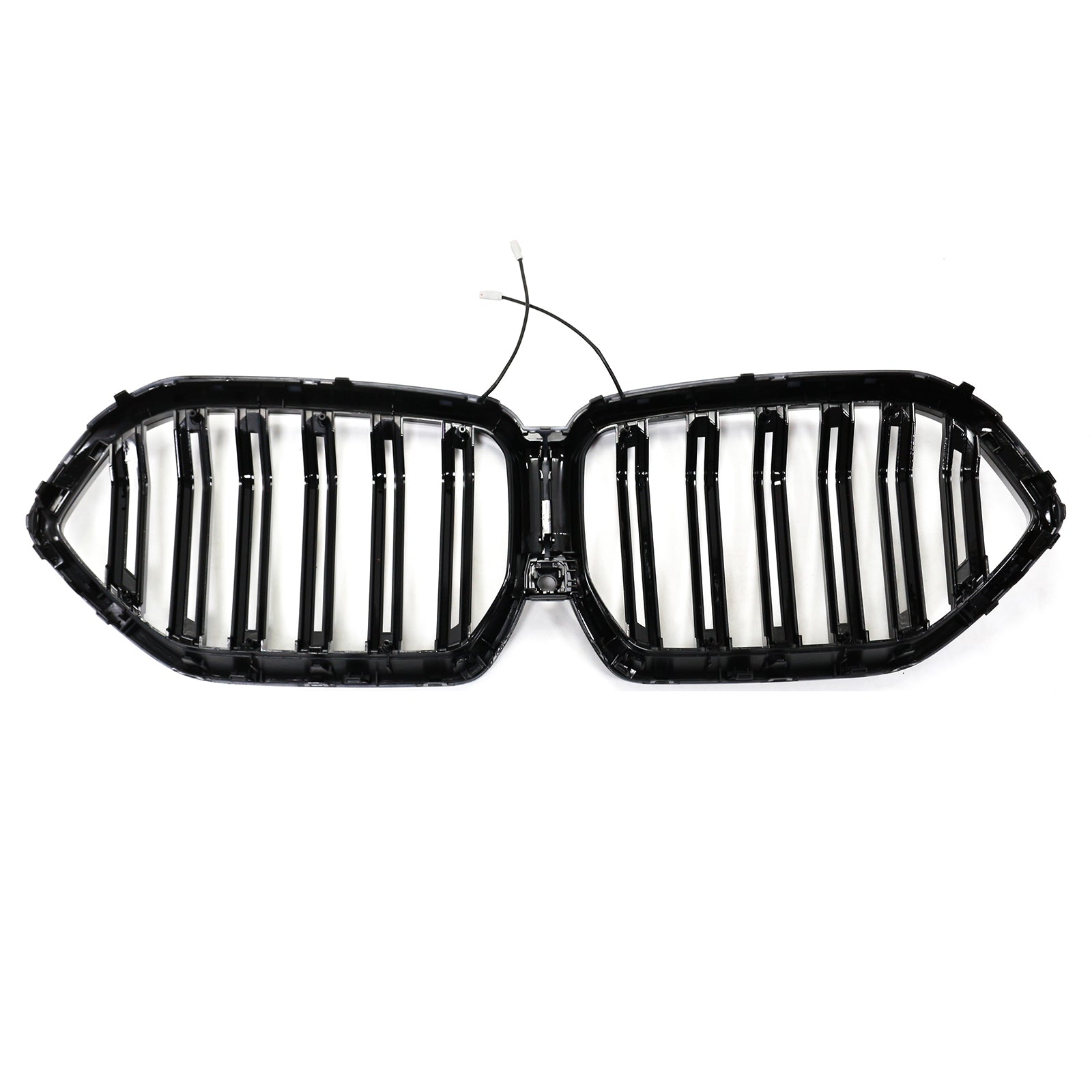 2023-2025 BMW X6 G06 M60i W/Camera Hole Double Slat Front Bumper Grille