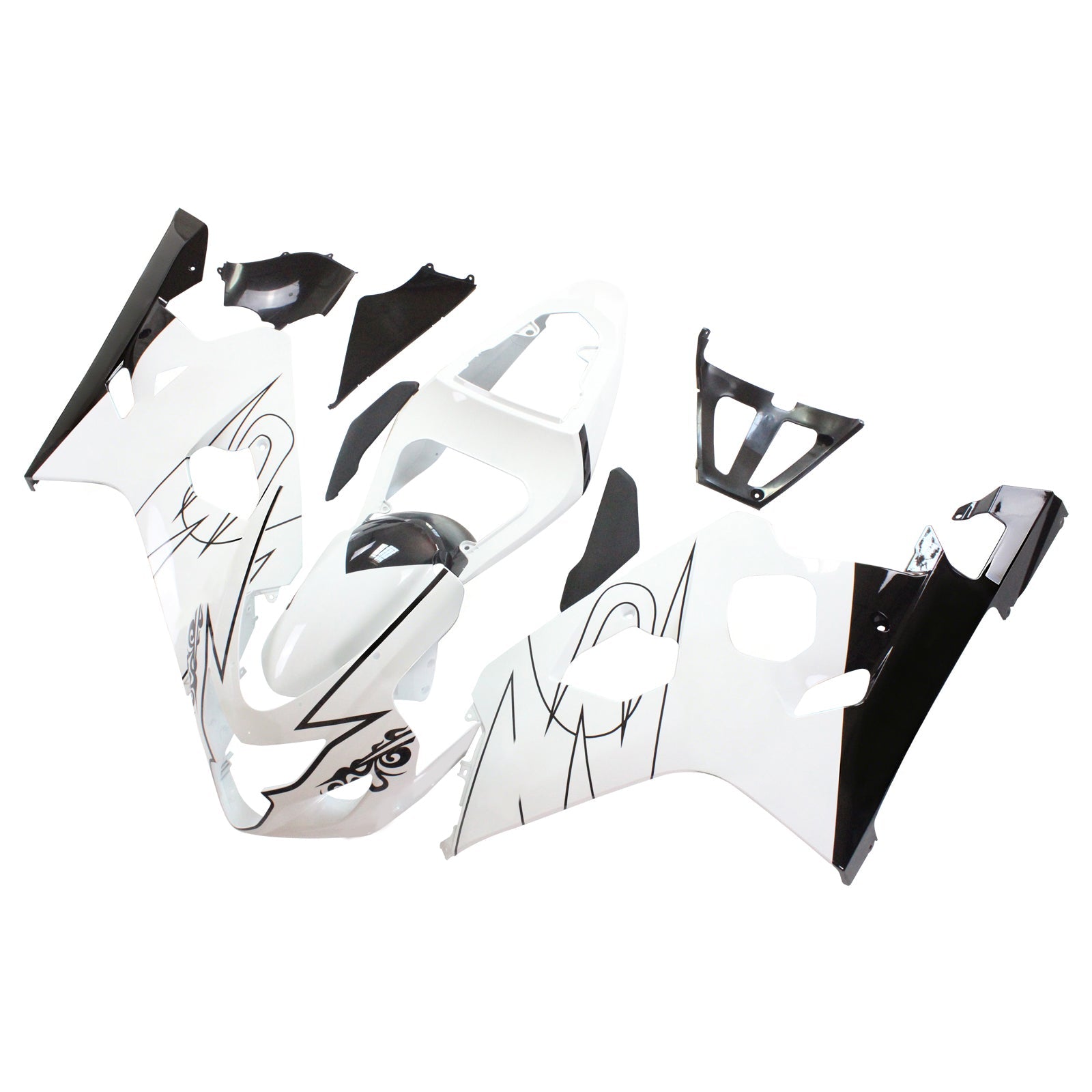 Injection Fairing Kit Bodywork Plastic ABS fit For Suzuki GSXR 600/750 2004-2005