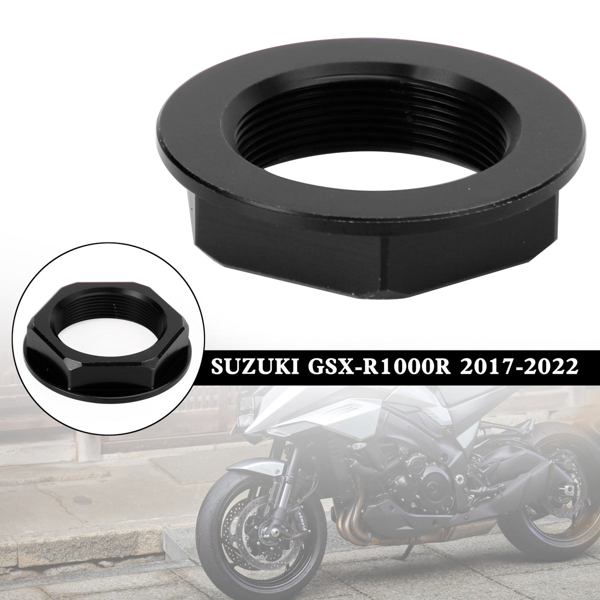 2015-2020 SUZUKI GSX-S1000F Billet Steering Stem Nut Generic