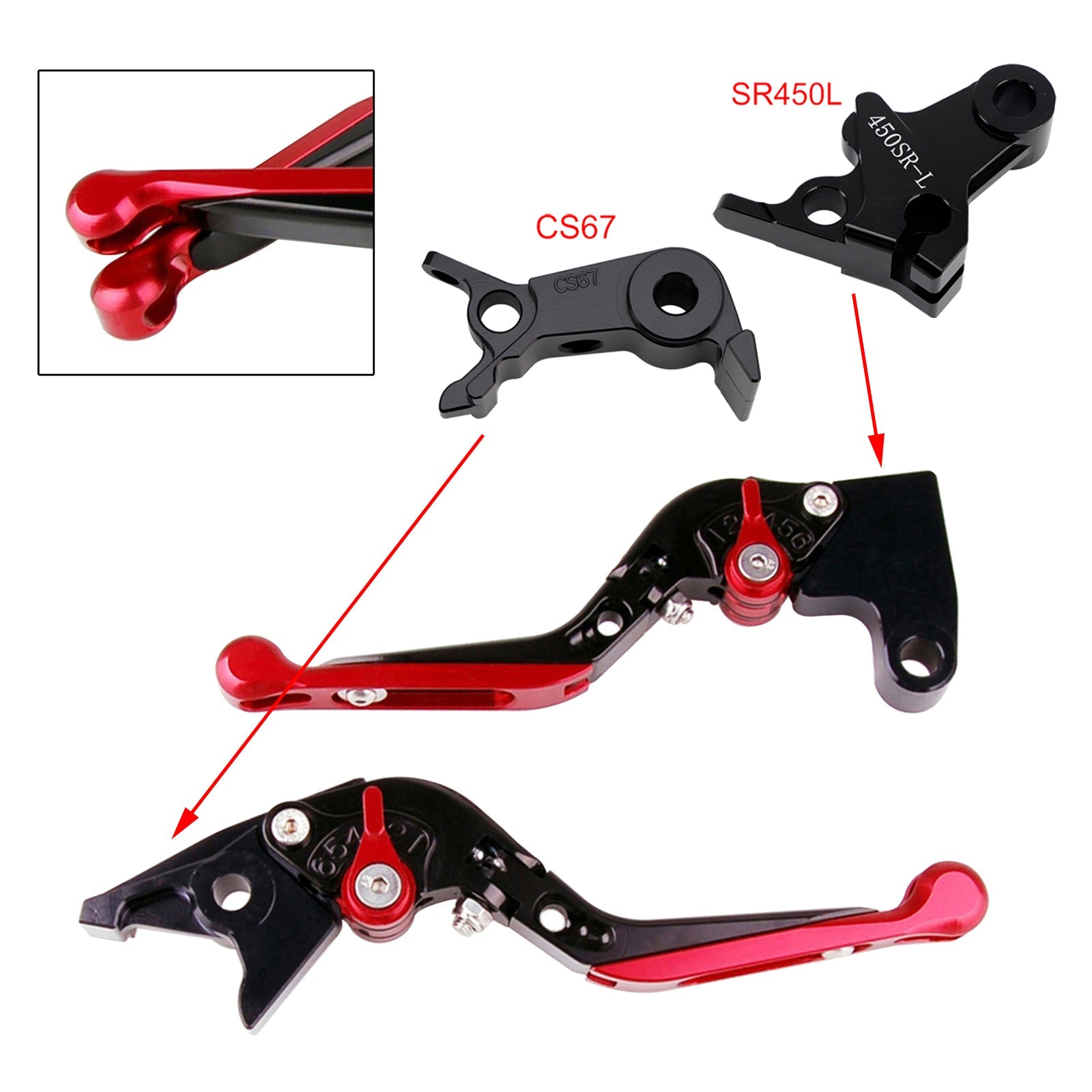 Adjustable Clutch Brake Lever fit for VOGE DS900X 900DSX 2024-2026