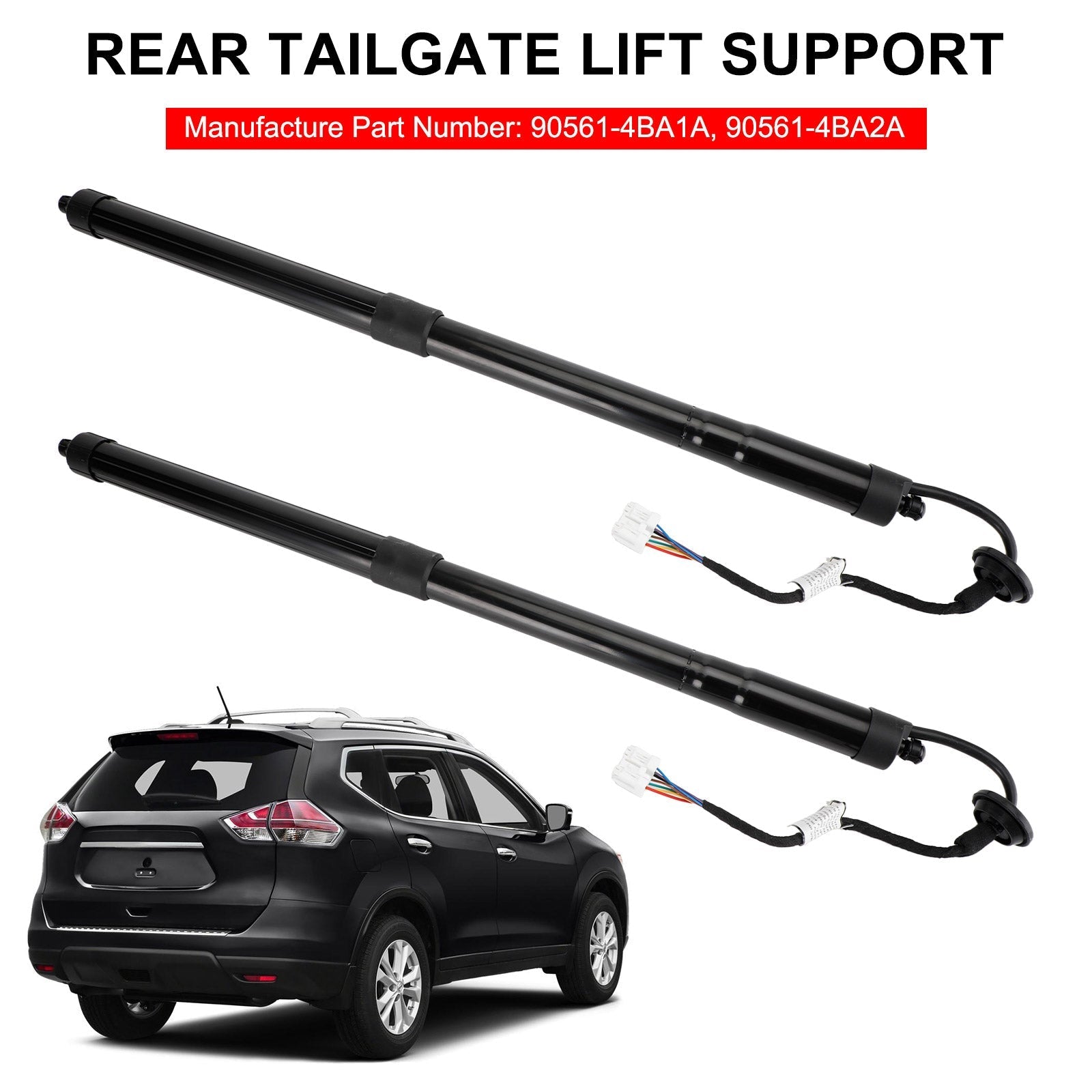2017-2019 Nissan Rogue SL SV Hybrid Sport Utility 4-Door 2.0L Electric Tailgate Struts 905614BA4A Fedex Express