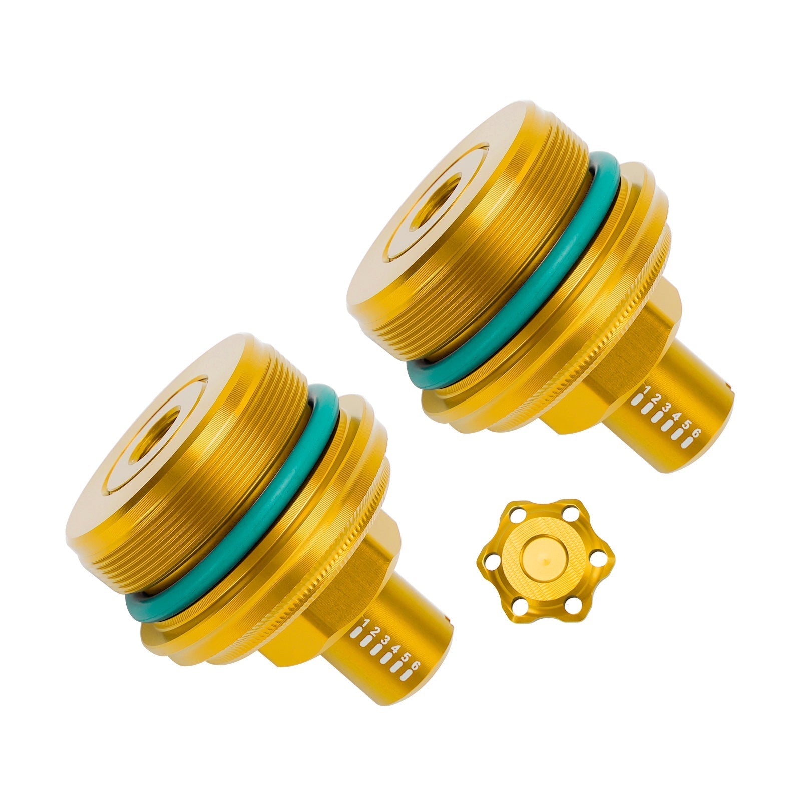 2019-2023 Yamaha Mt-03 Mt 03 2Pcs Fork Preload Adjuster Bolt Screw Cnc