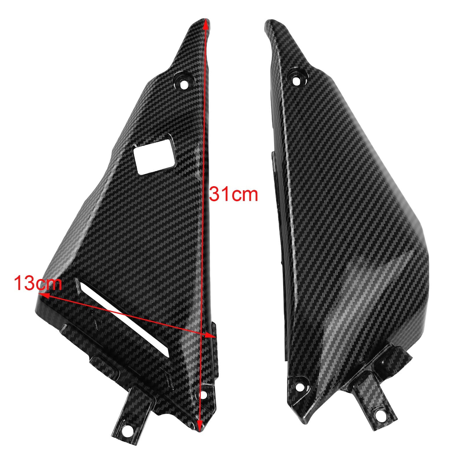 Carbon Side Frame Cover Panel Fairing Cowl For Kawasaki Z650 Ninja 650 2017-2020 Generic