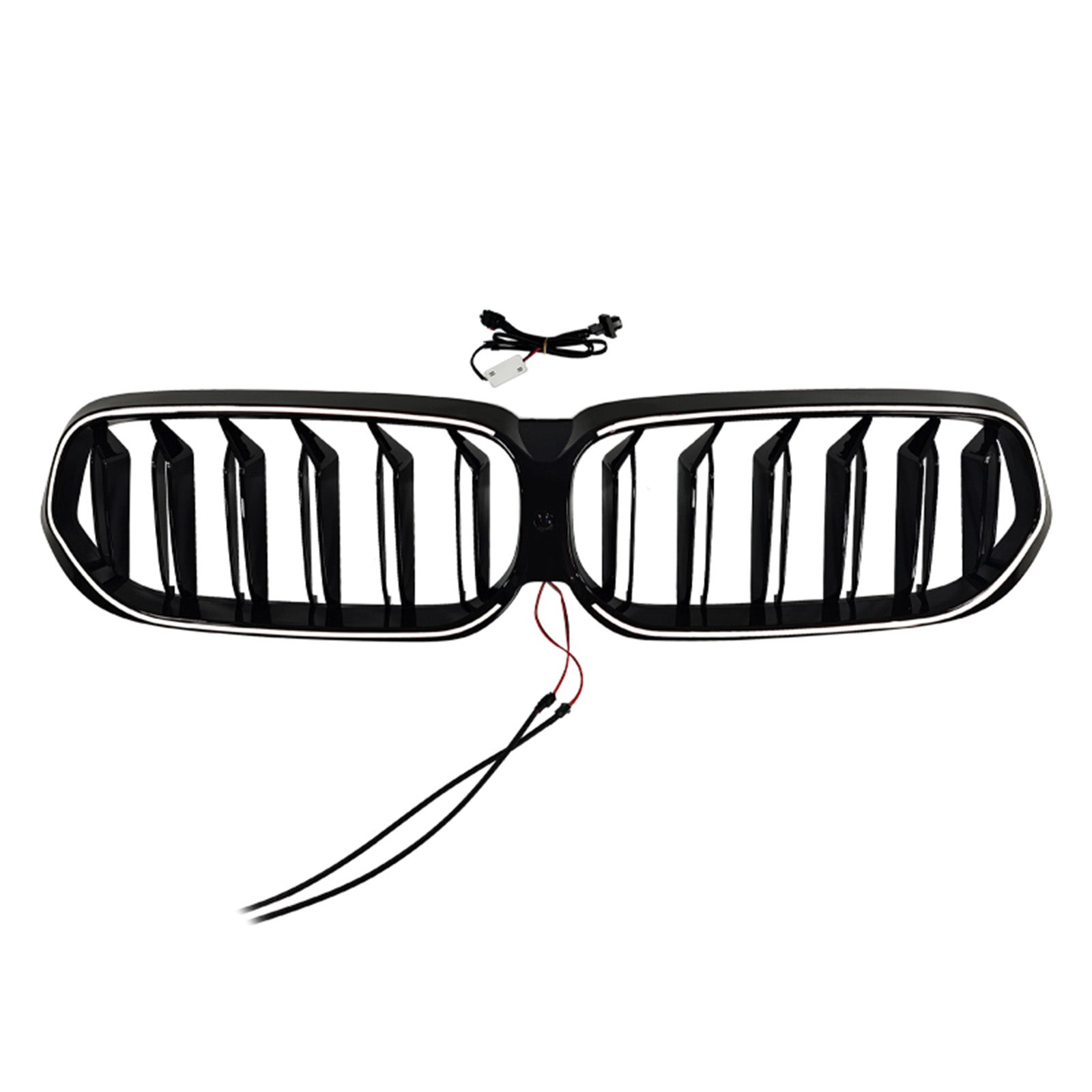 2020-2025 Fit BMW 6 Series G32 Double Slat Black Front Kidney Grille Grill