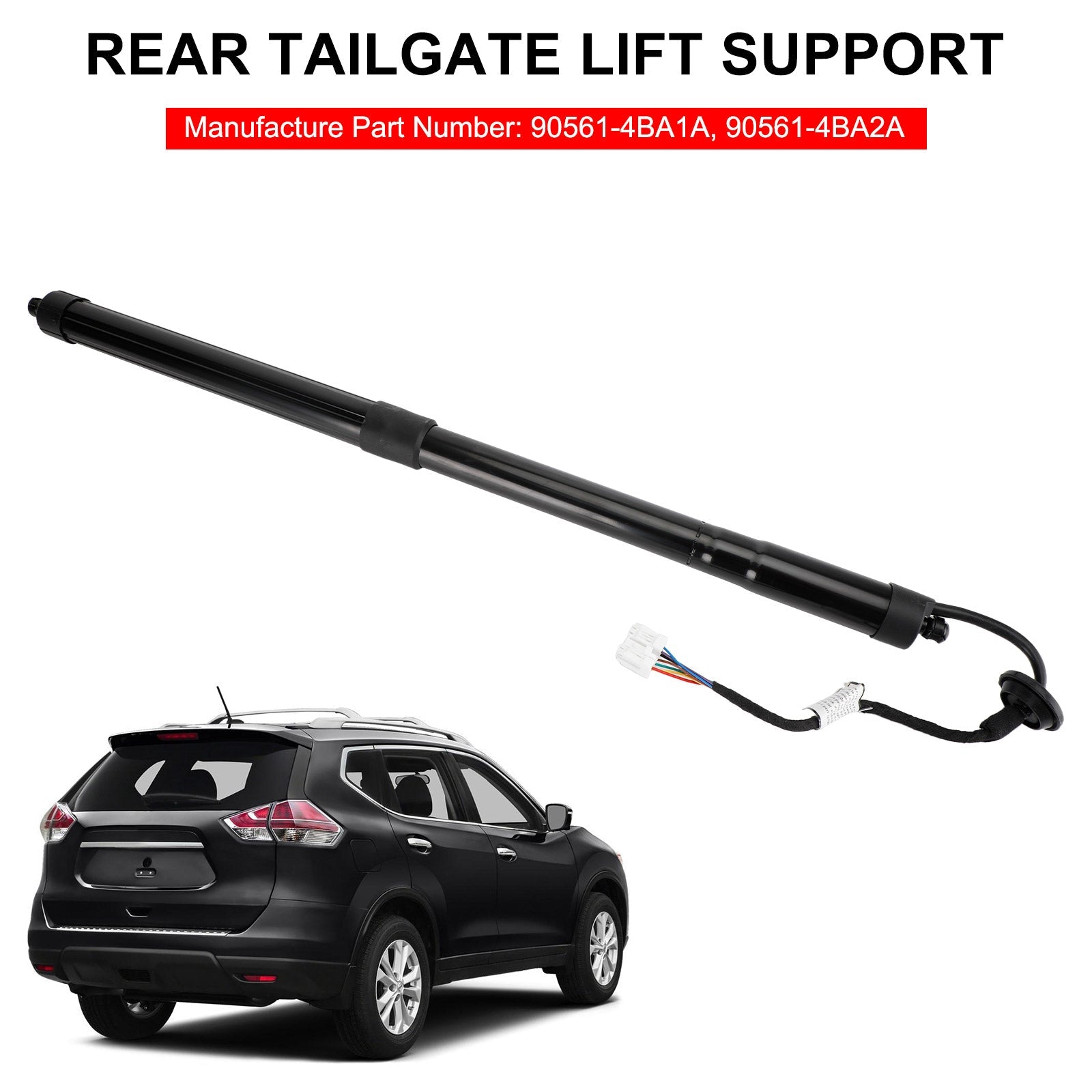 2014-2019 Nissan Rogue S Sport Utility 4-Door 2.5L Rear Tailgate Power Hatch Lift Support W/ Opener 90561-4BA4A