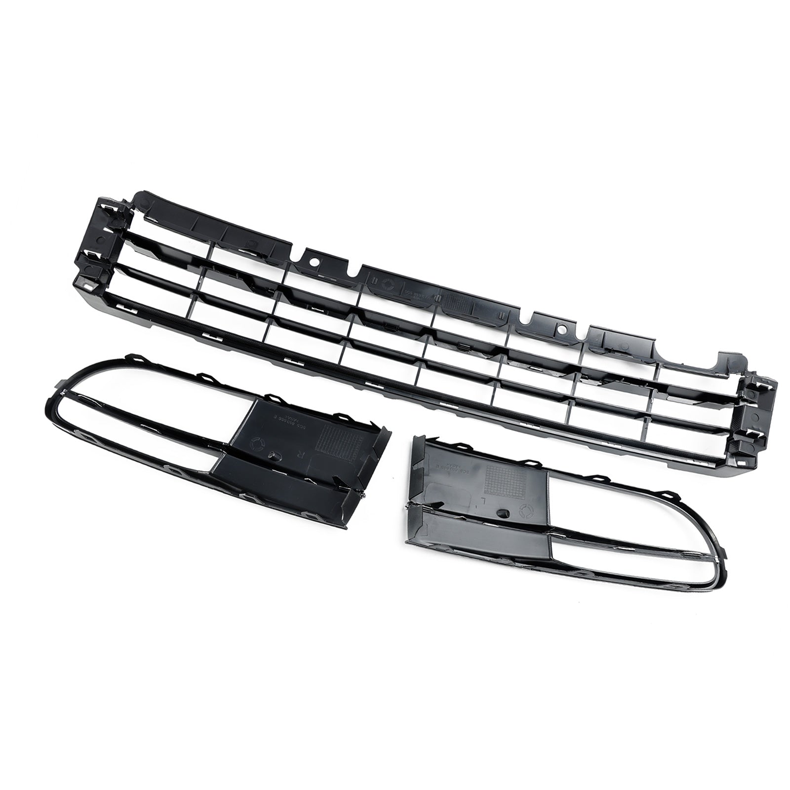 2012-2016 VW Beetle W/ Front Bumper Lower Grille + Fog Light Grill Chrome