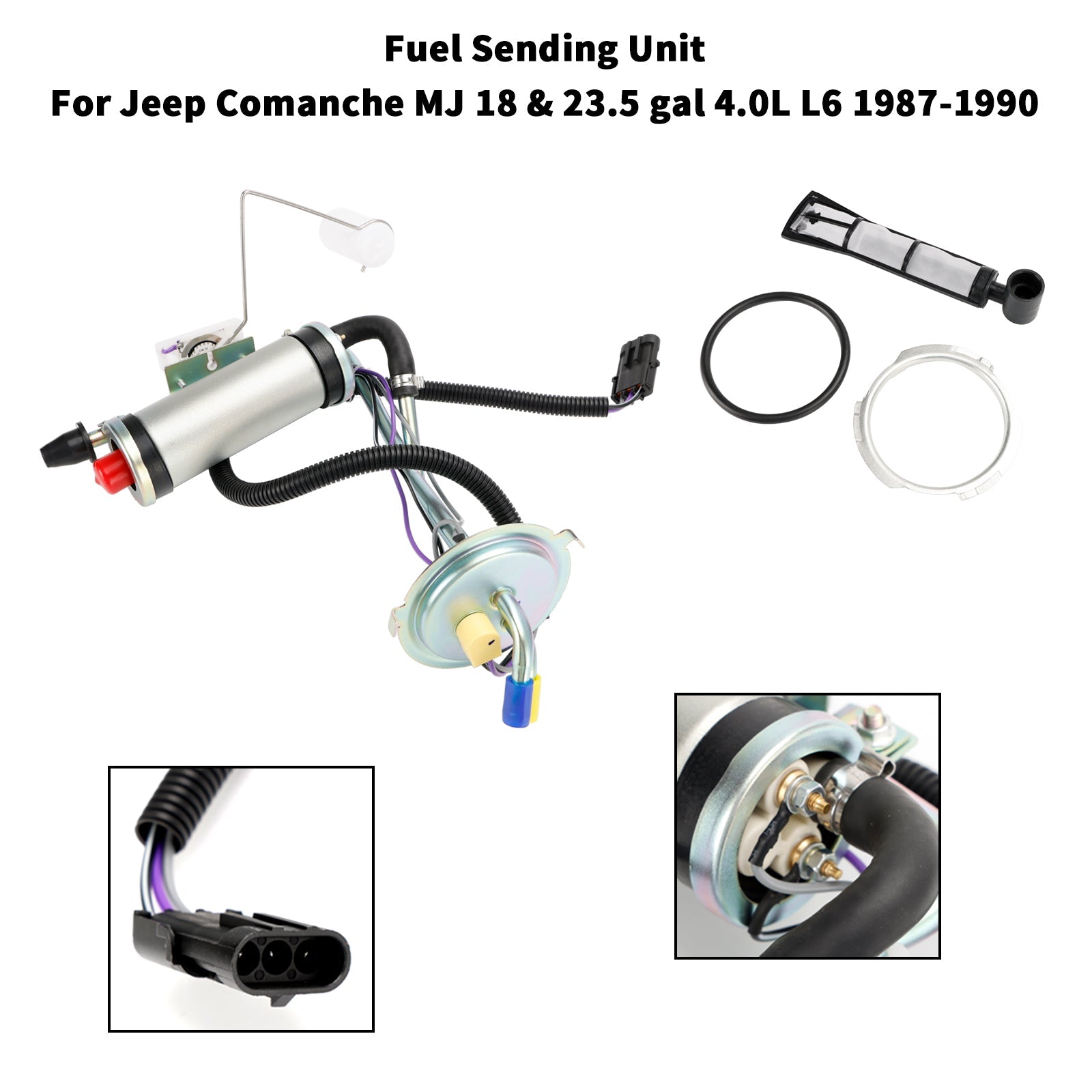 1987-1990 Jeep Comanche MJ Gas Tank Sending Unit w/ F.I. w/ the Fuel Pump