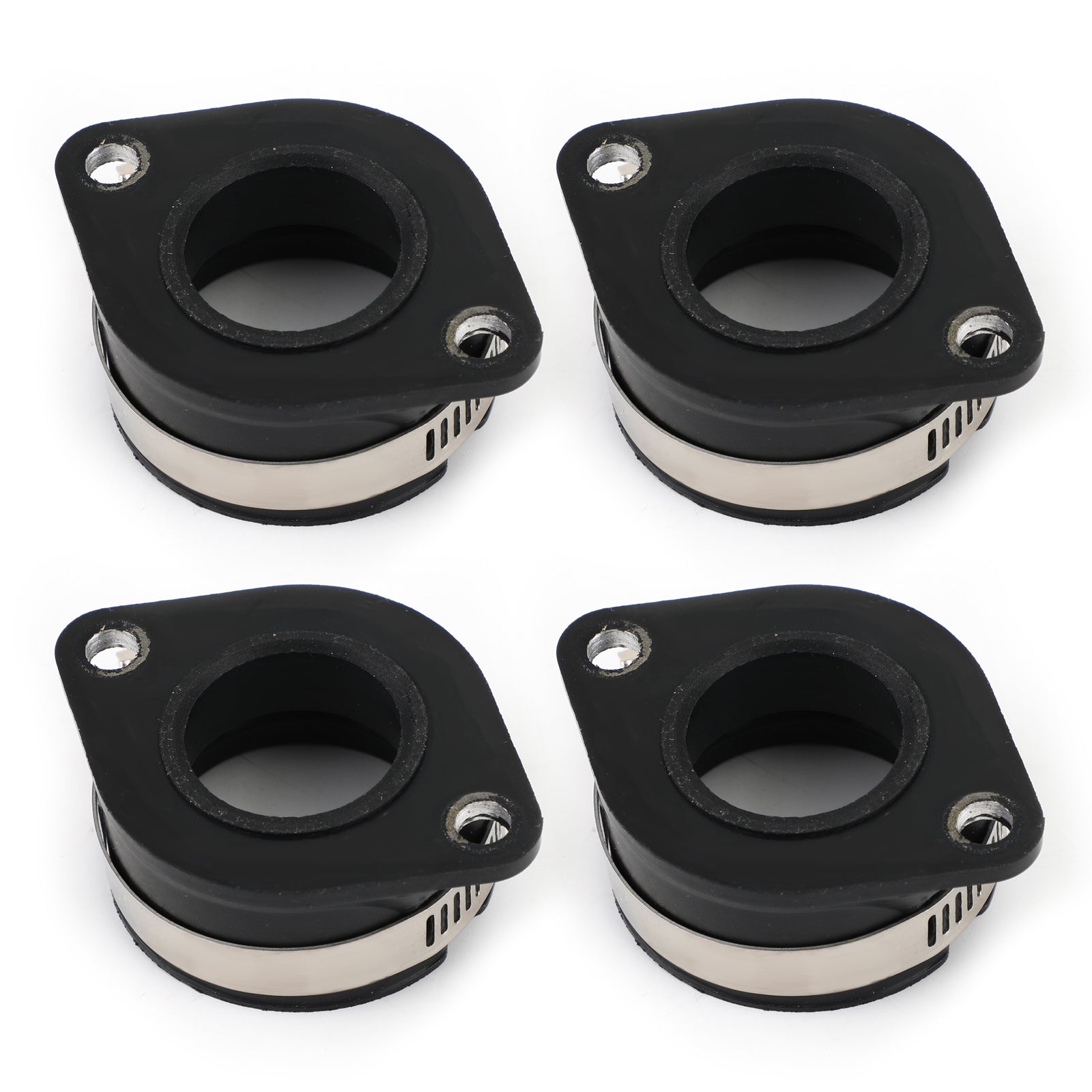 4 Intake Manifold Boots kit Fit for Kawasaki KZ1000 KZ1100 1981-1982 16065-1135 Generic