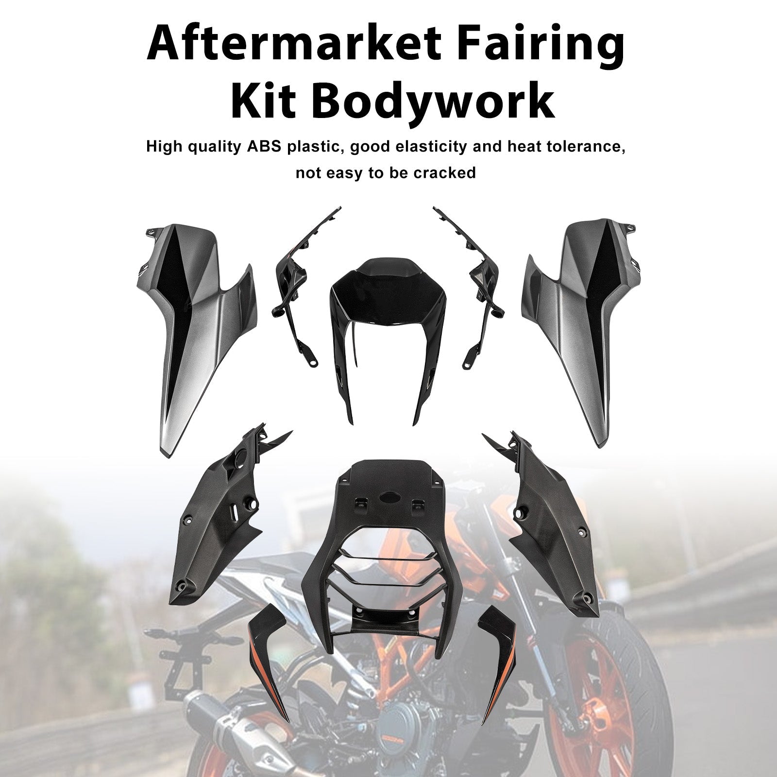 Injection Bodywork Fairing Kit for 390 DUKE 2017-2023
