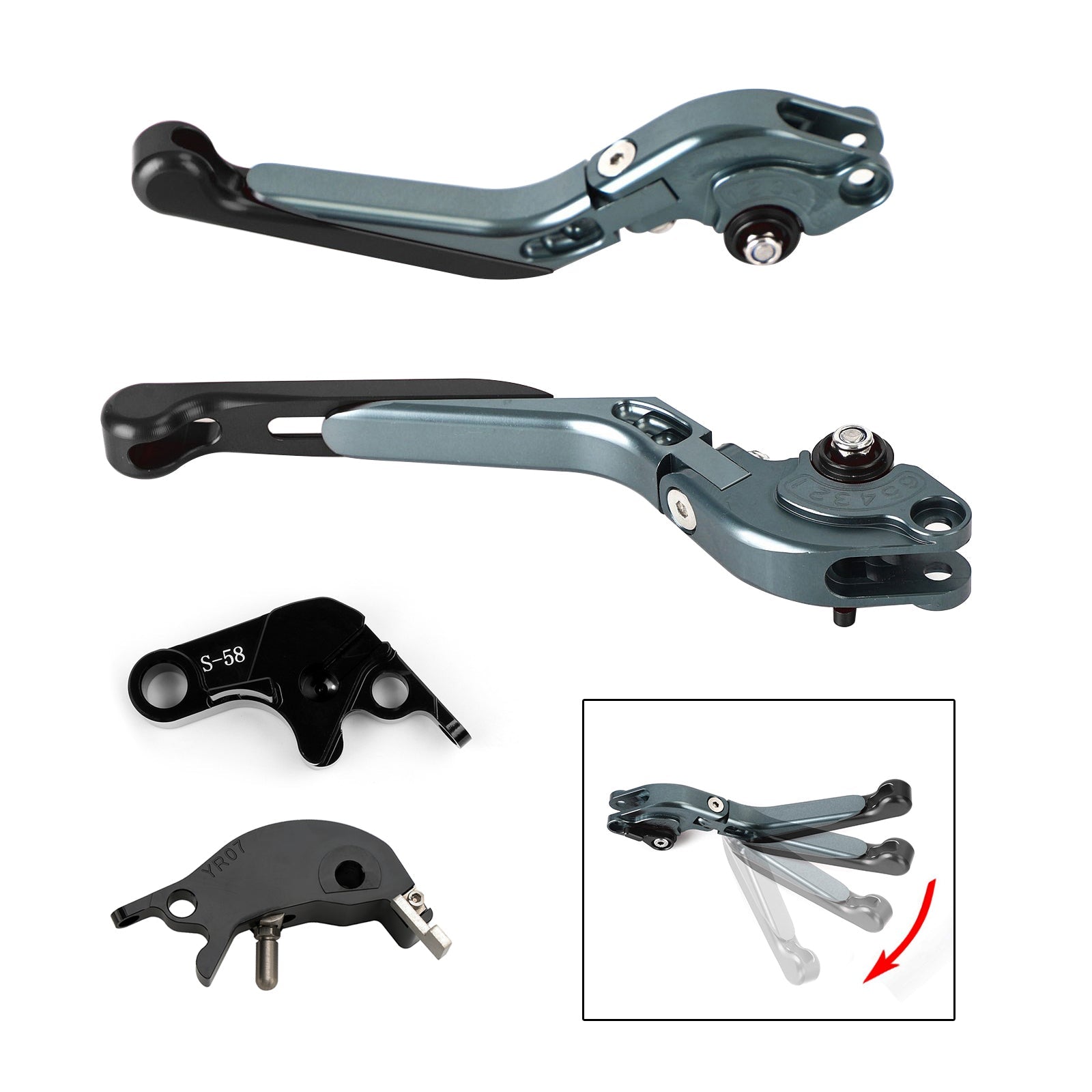 2022-2023 YAMAHA YZF R7 MT-10/SP FZ-10/SP Adjustable Clutch Brake Lever