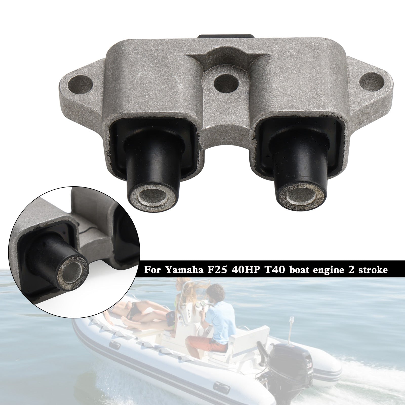 Hidea Outboard E40X 40HP Parsun 66T-44514-00-4D Mount Damper Upper For Yamaha
