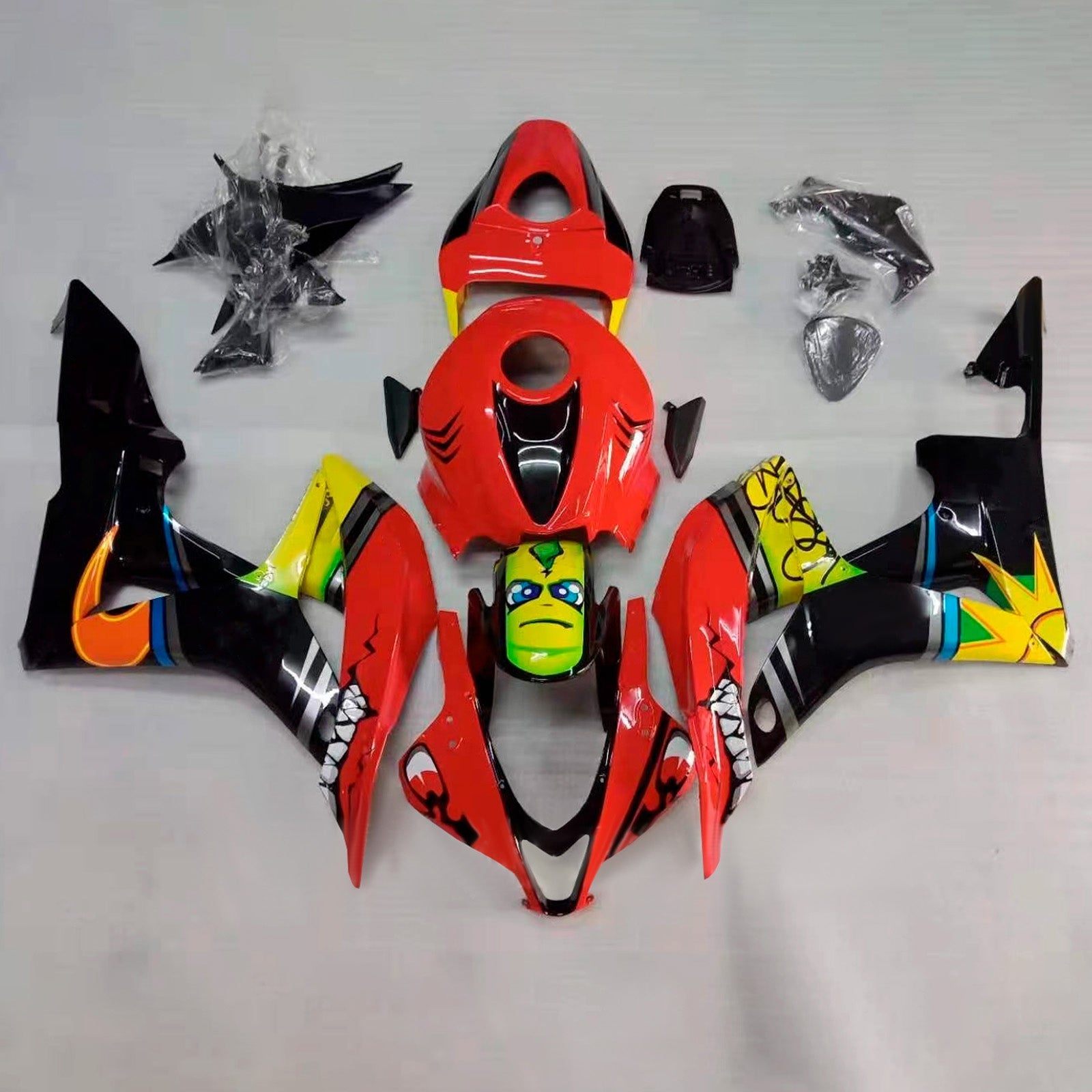 Injection Fairing Kit Bodywork Plastic ABS For Honda CBR600RR 2007-2008 F5