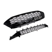 2018-2021 Ford Focus MK4 ST Style Black Front Bumper Grill Lower Grill