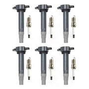 2008-2010 Dodge Grand Caravan V6 4.0L 6pcs Ignition Coil & Spark Plugs UF502 4606869 4606869AA