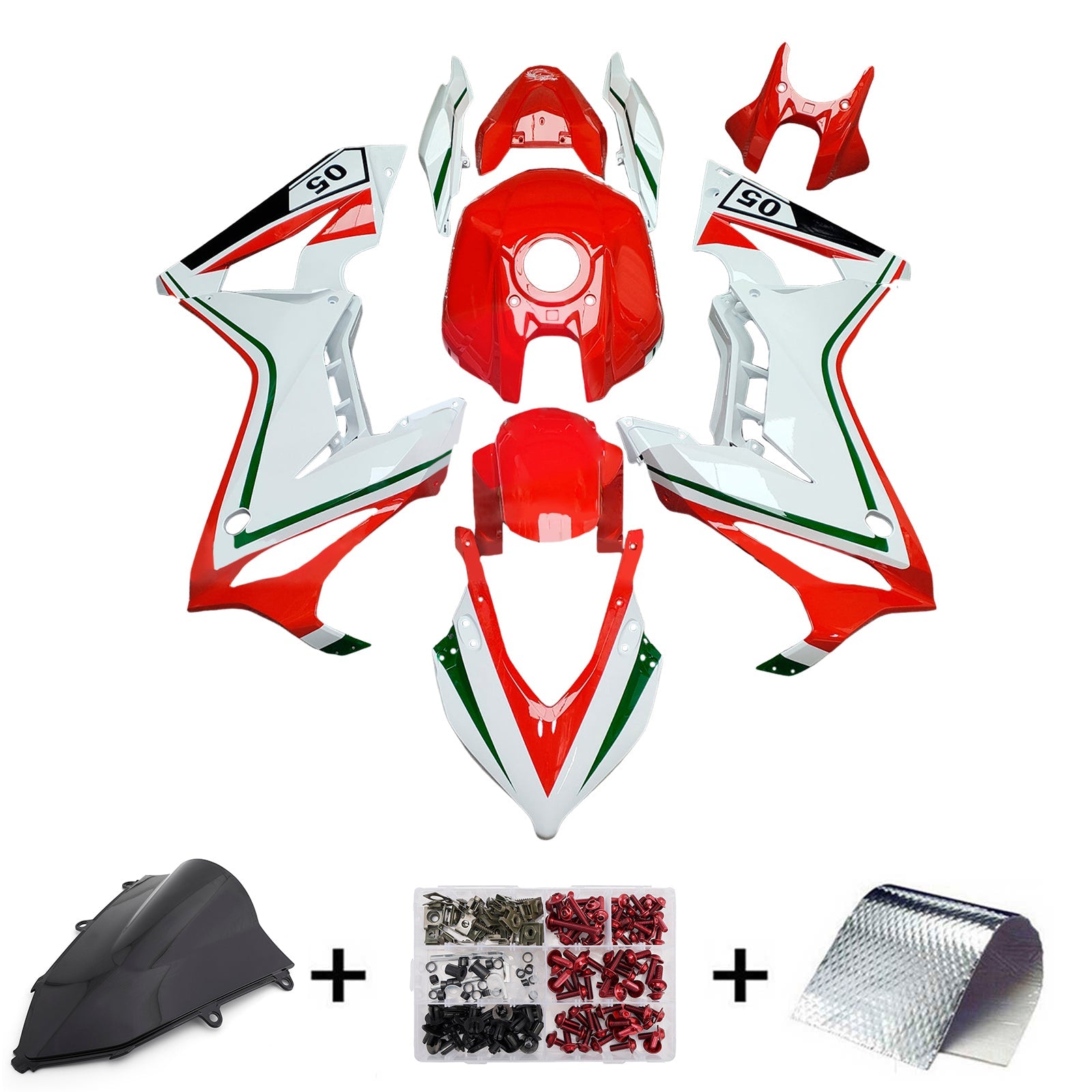 Injection Fairing Kit Bodywork Plastic ABS For Honda CBR650R 2019-2020