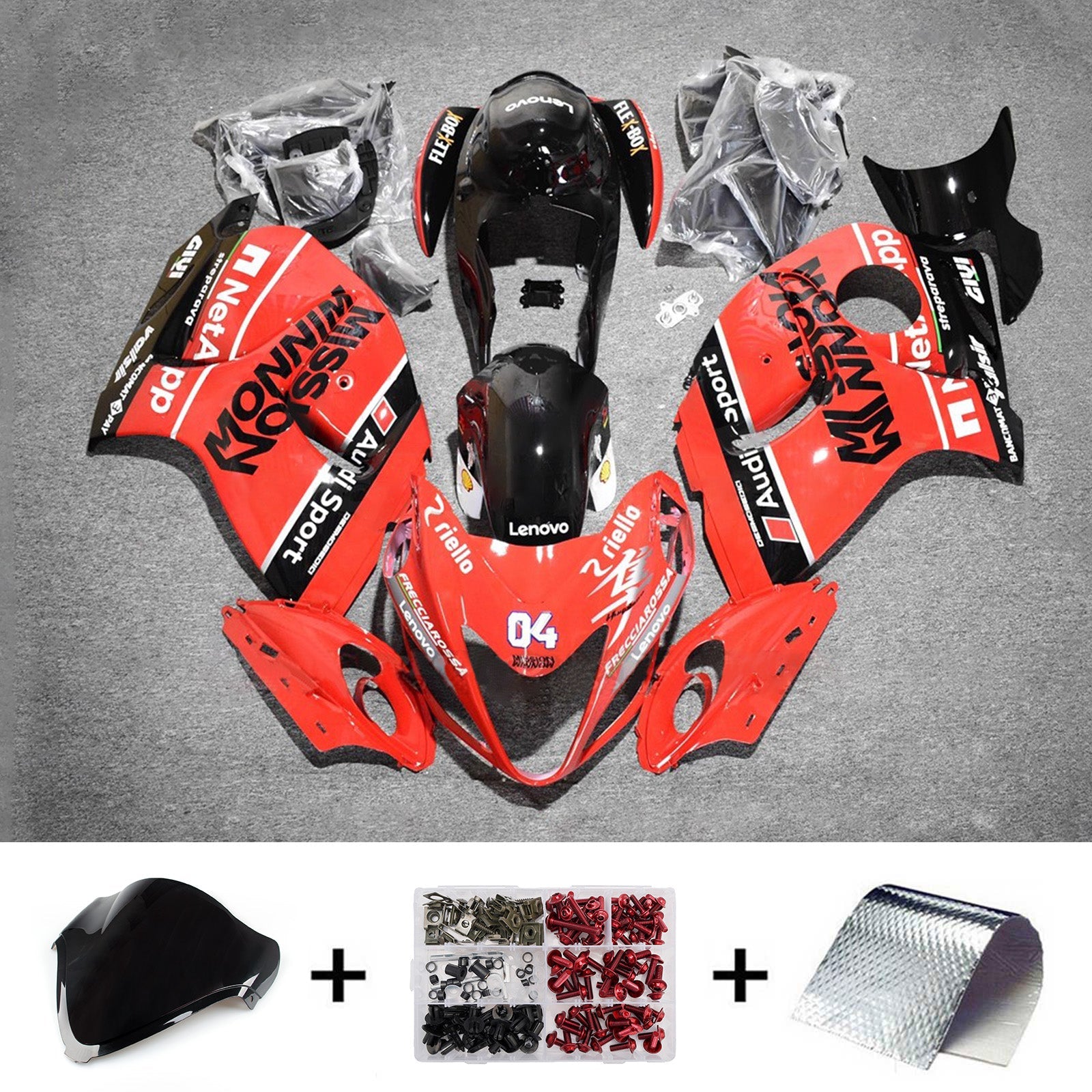 Injection Fairing Kit Bodywork Plastic ABS For Suzuki Hayabusa GSX1300R 2008-2020