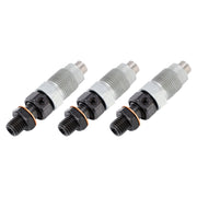 3Pcs Fuel Injector For Kioti Tractors Daedong DK45 CK22 E6300-53004 E6300-53005