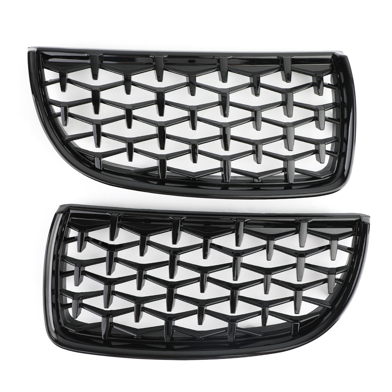 Meteor Black Kidney Grill Mesh Grille Fit for BMW E90 3 Series Sedan 2005-2008 51712151895 51712151896 51712151897 51712151898 Generic