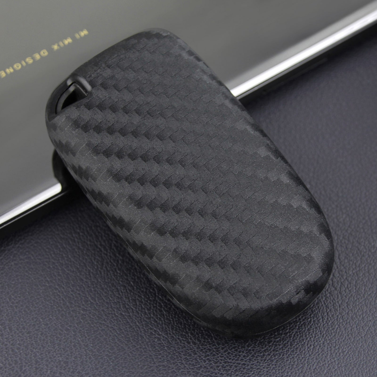 Leather Silicone Car Key Case Cover With Buckle For Jeep