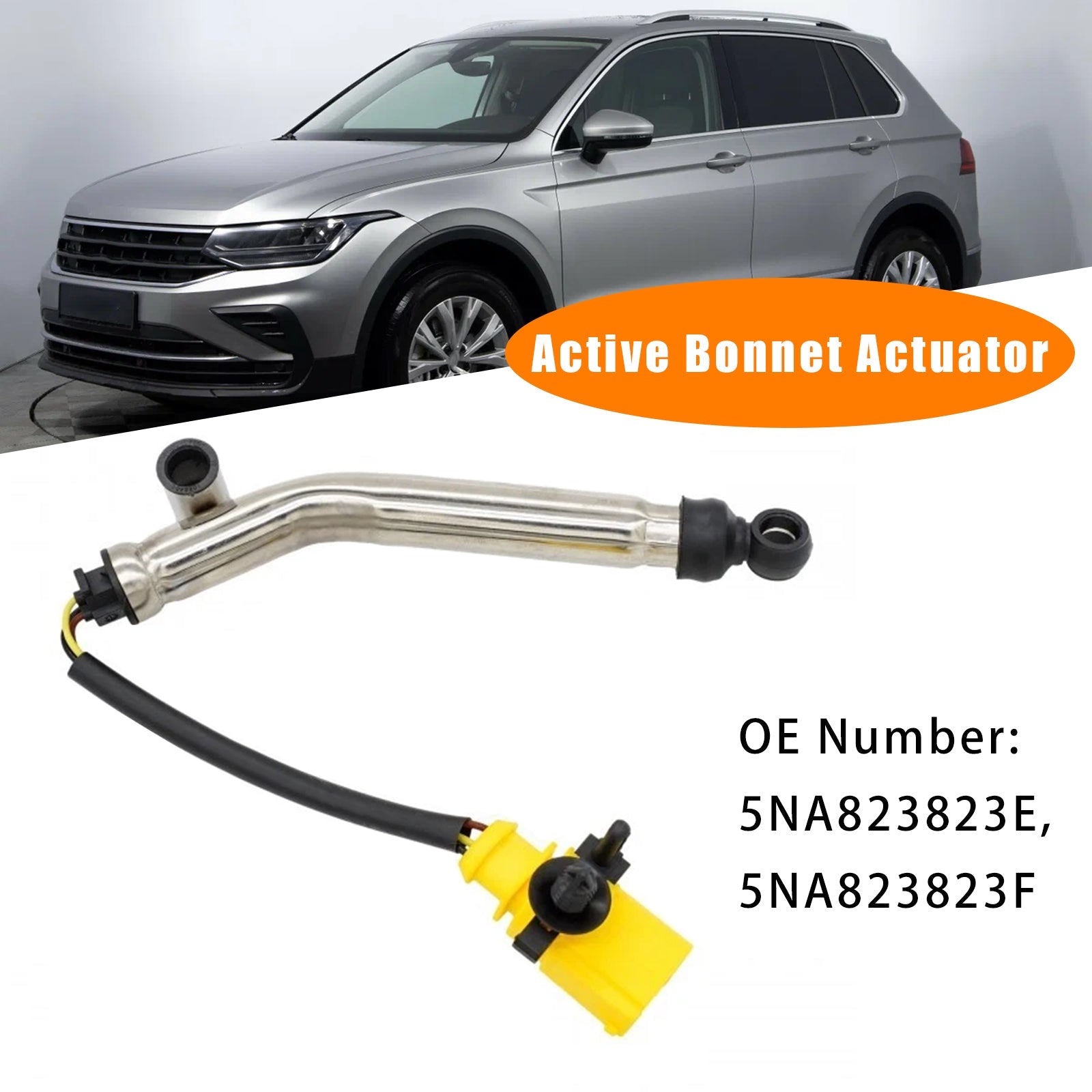 AX1 2.0 TSI 1.4 TSI Active Bonnet Actuator 5NA823823E For VW Tiguan AD1
