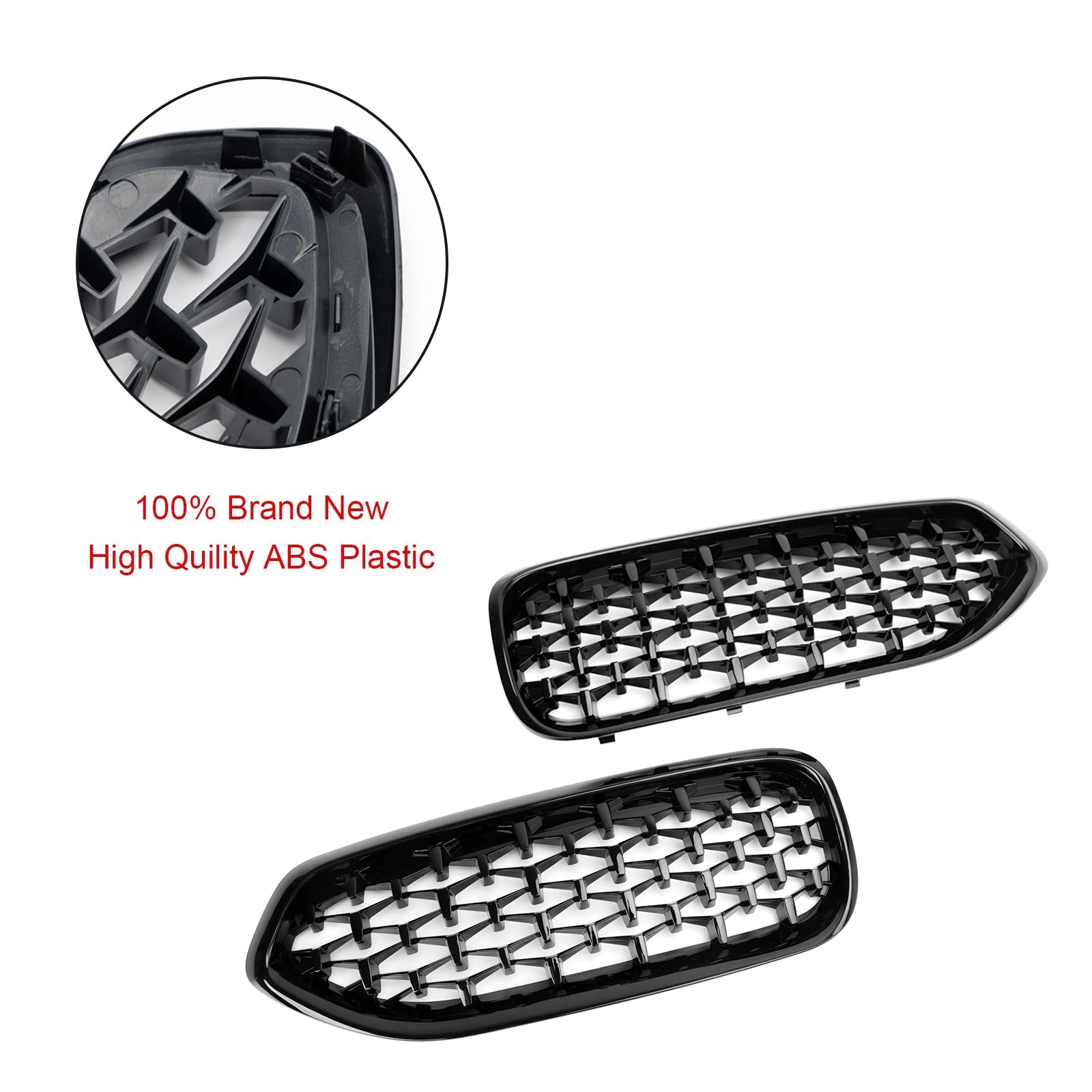 2019-2023 BMW G29 Z4 Diamond Style Gloss Black Front Kidney Grill Grille
