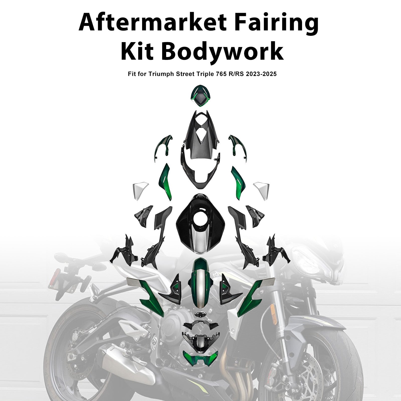 Injection Bodywork Fairing Kit for Street Triple 765 R/RS 2023-2025