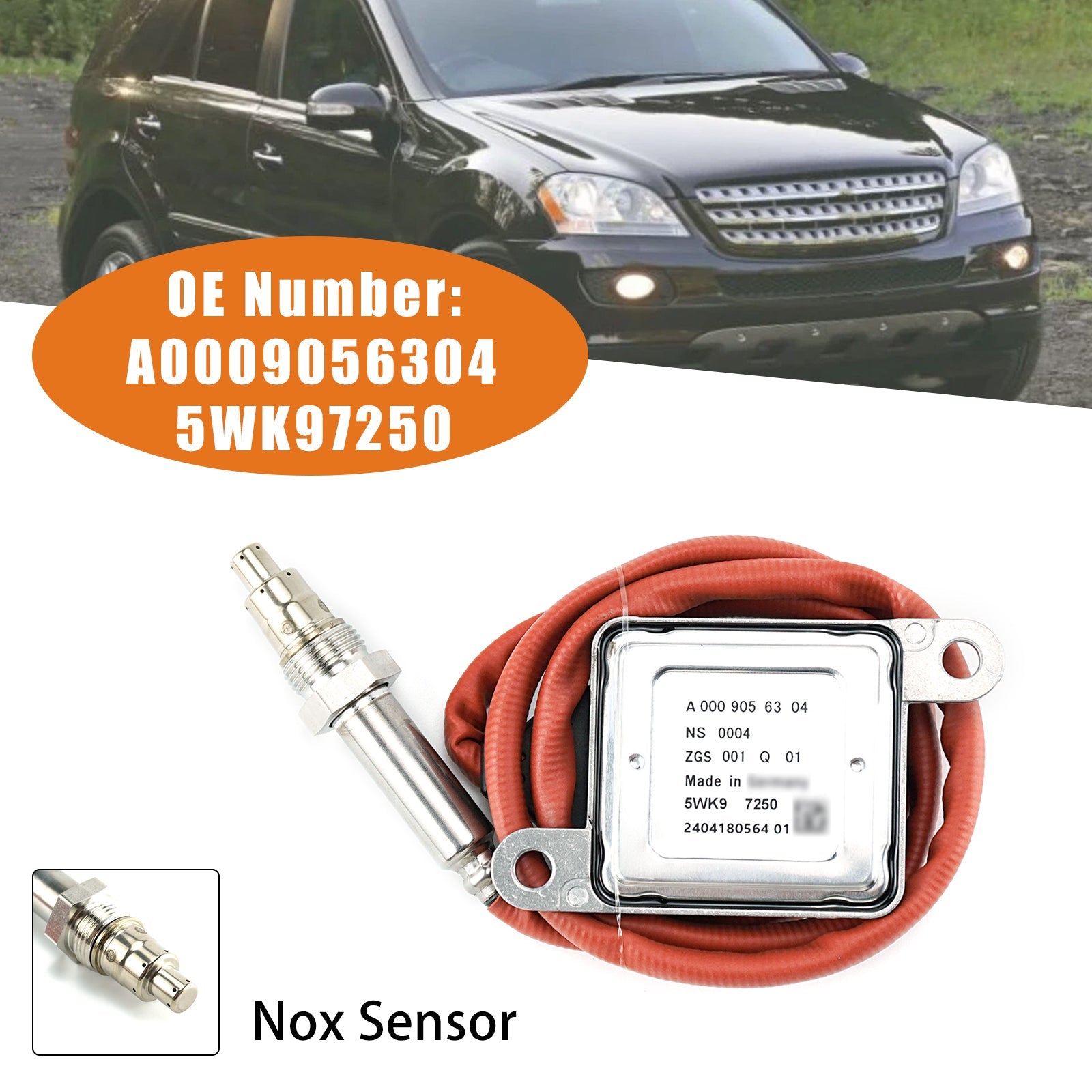 Nitrogen Oxide Sensor A0009056304 5WK97250 For Mercedes W463 W164 W166 W205 W212 W222