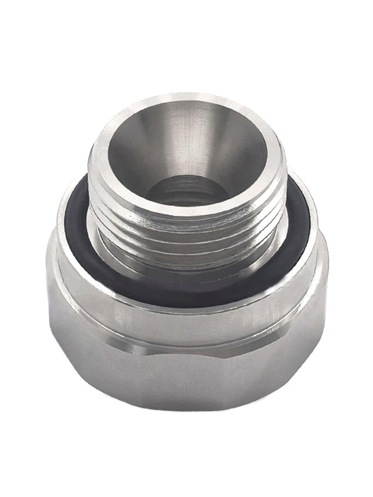 Thread Size Oil Drain Valve Adapter Silver A-211 27mm-2.0