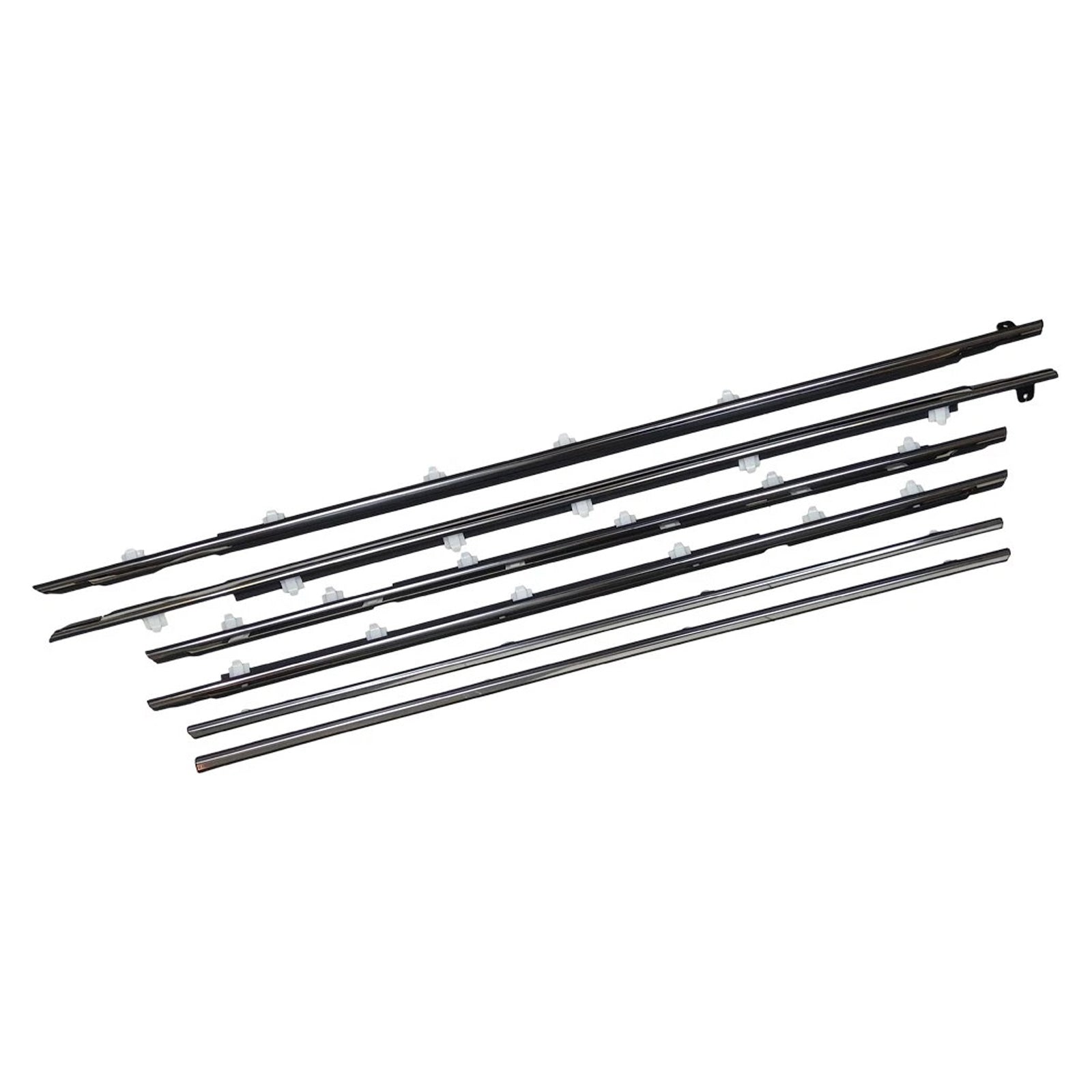 1991-1997 Toyota Land Cruiser 80 Series 6PCS Door Belt Molding 75710-60011 75720-60011