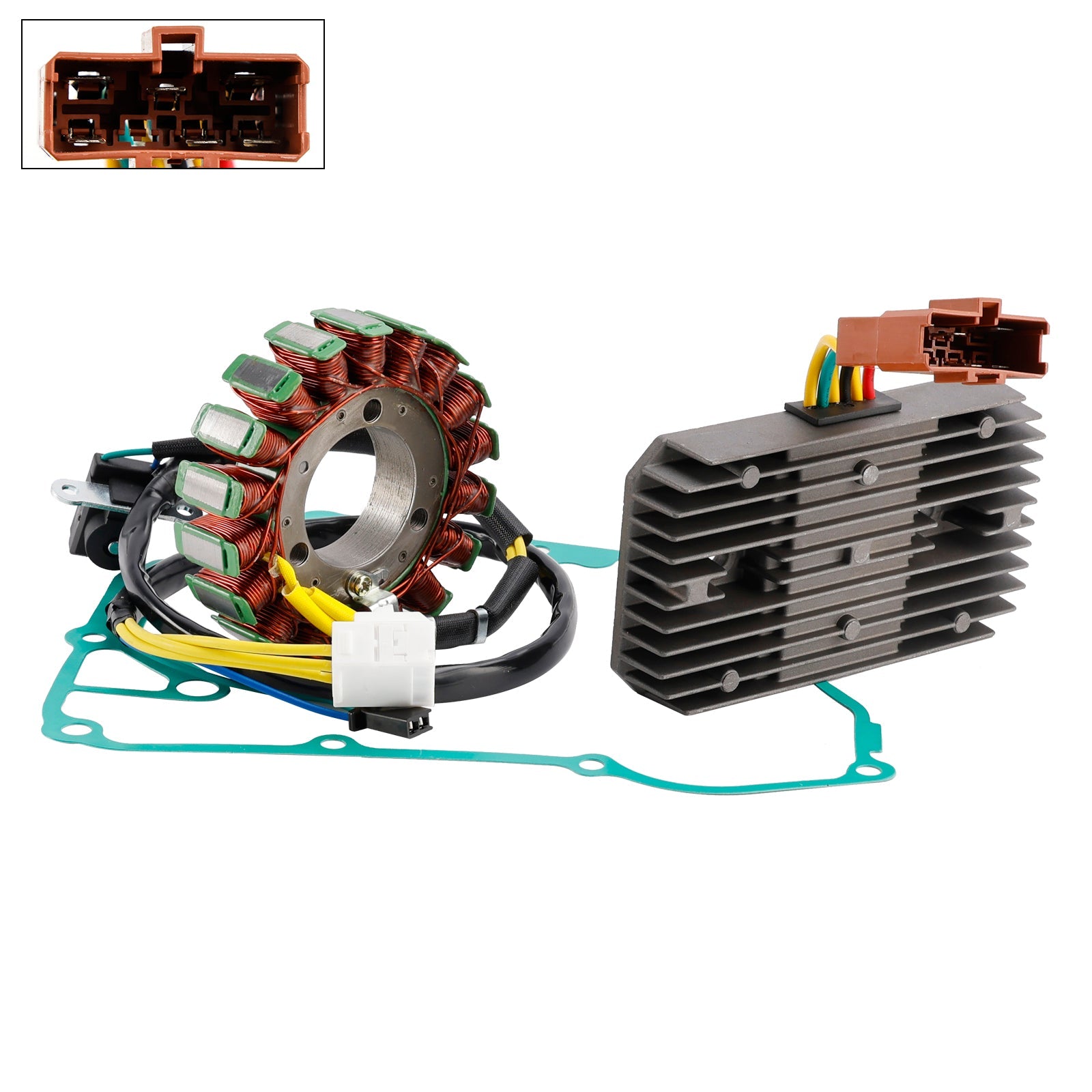 2008 2009 SYM Citycom 300 EFI Generator Stator Regulator Rectifier Gasket 31120-HMC-000