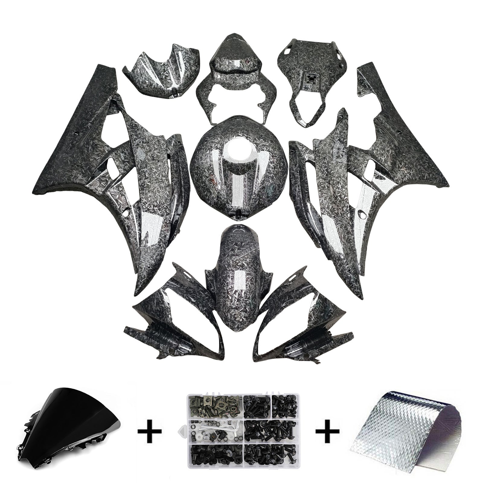 Injection Fairing Kit Bodywork Plastic ABS For Yamaha YZFR6 YZF-R6 2006-2007