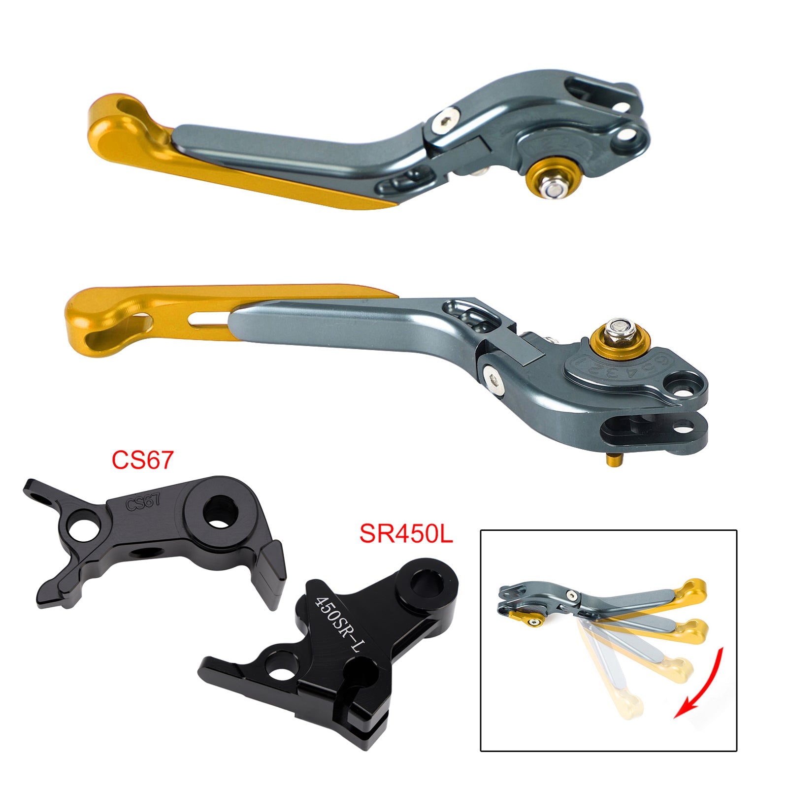 Adjustable Clutch Brake Lever fit for VOGE DS900X 900DSX 2024-2026