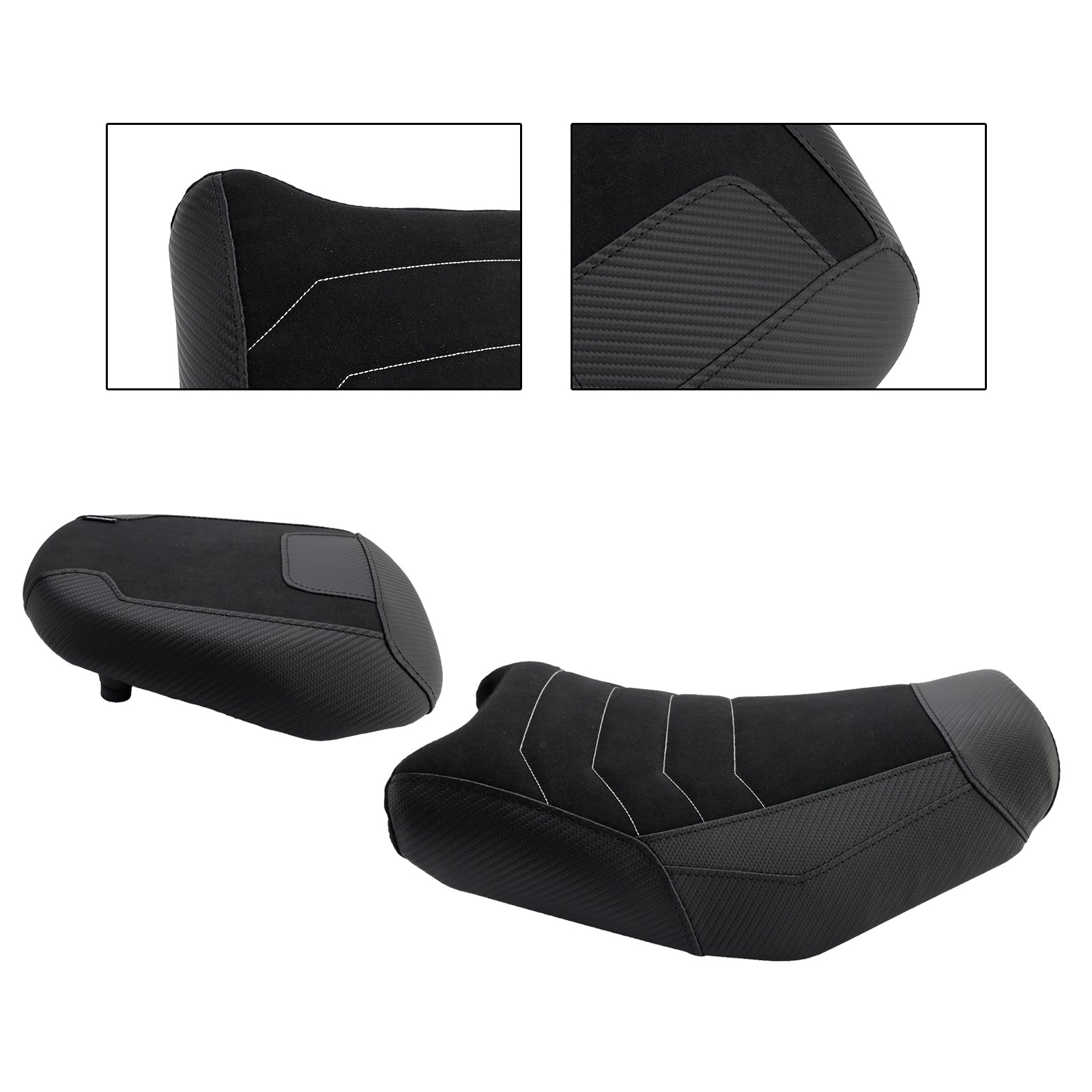 2024-2025 For Suzuki V-Strom250Sx Driver&Passenger Seat Kit Rear Cushion Black