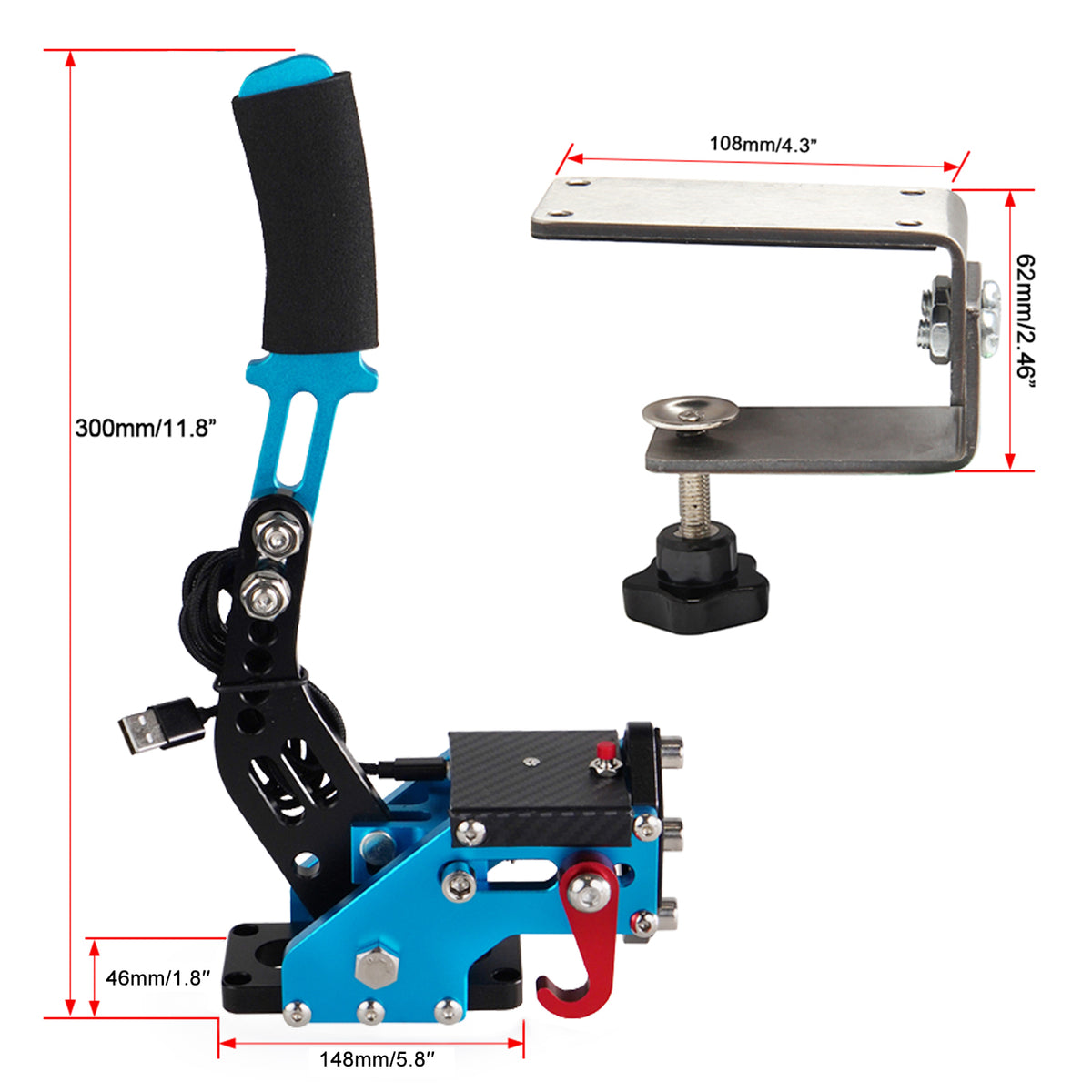 14Bit X1 XSS XSX XBOX USB3.0 SIM Handbrake Kits for Steering Wheel Stand G920