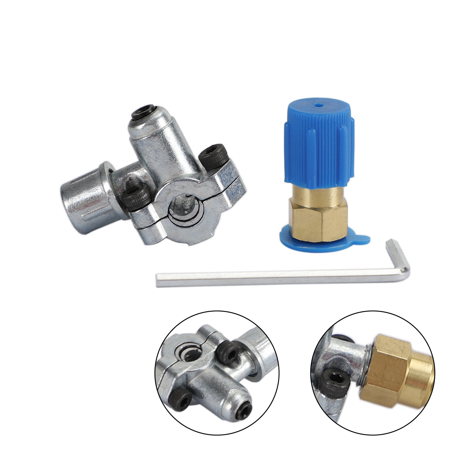 Refrigerant R12 R22 R134A A/C Retrofit Valve&BPV31 Bullet Piercing Tap Kits