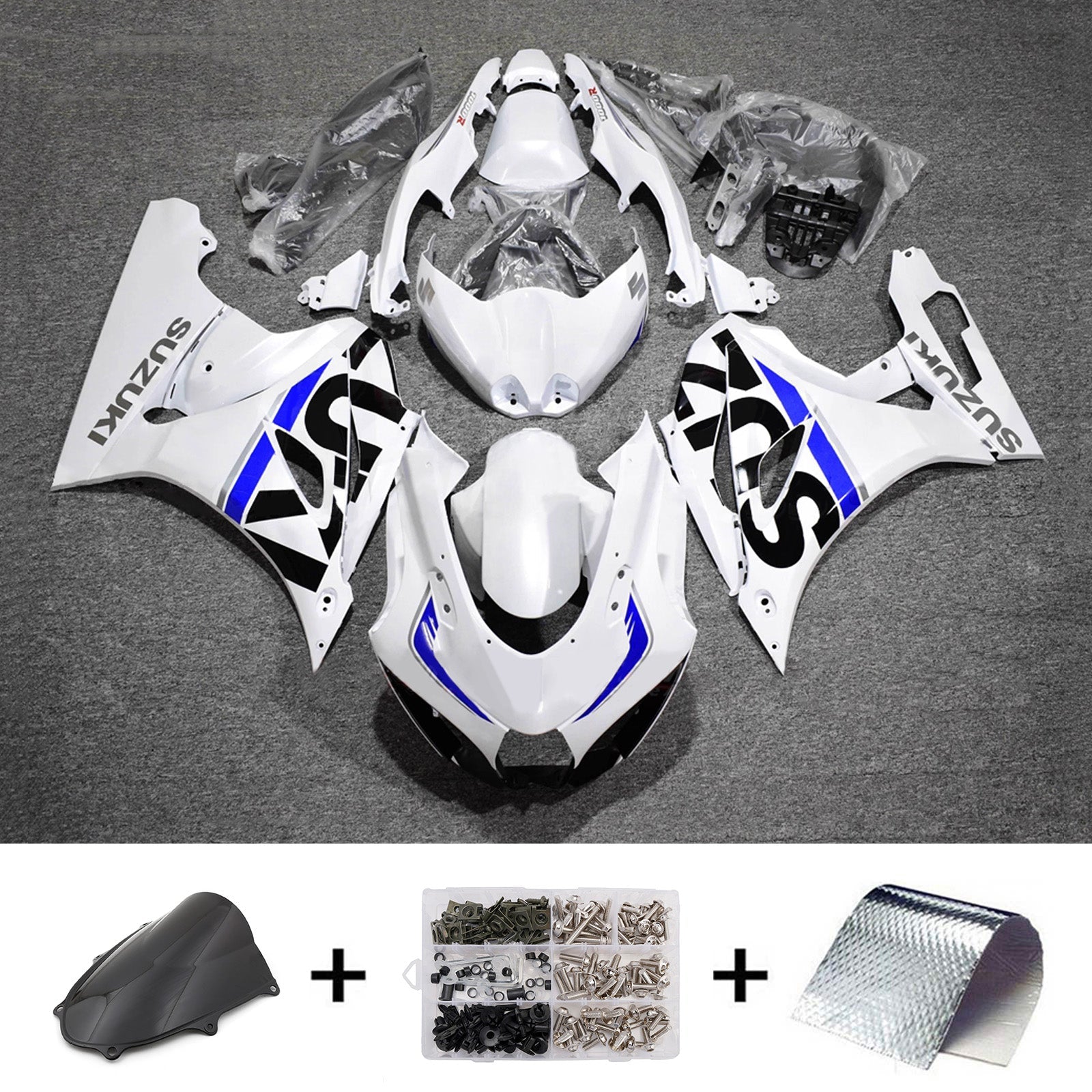 Injection Fairing Kit Bodywork Plastic ABS For Suzuki GSXR1000 2017-2025 K17