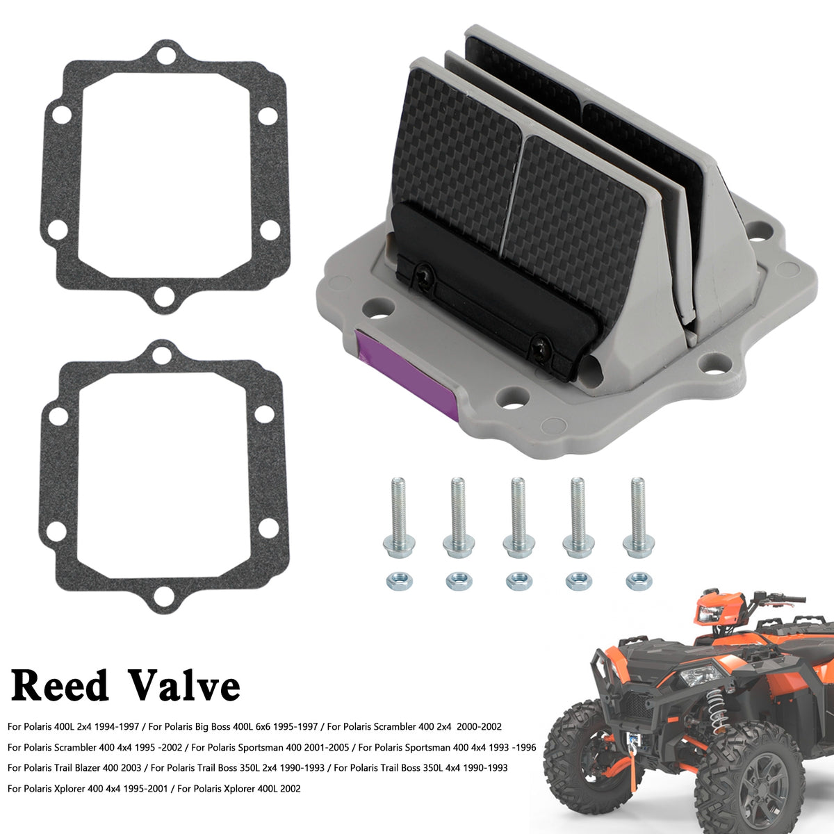 2000-2002 Polaris Scrambler 400 2x4 V2R131 Reed Valve Generic