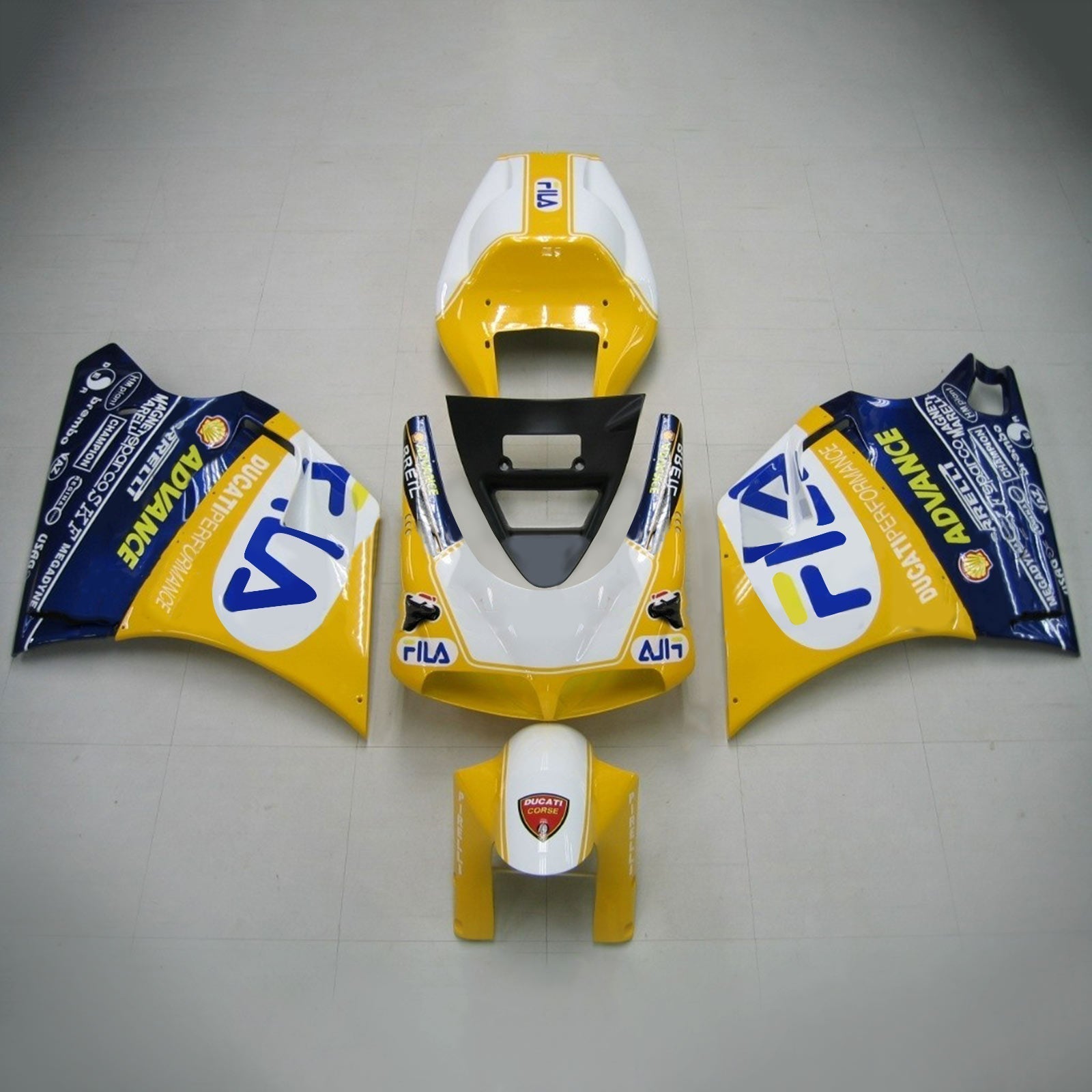 1996-2002 Ducati 996 748 916 998 Fairing Kit Bodywork ABS #103