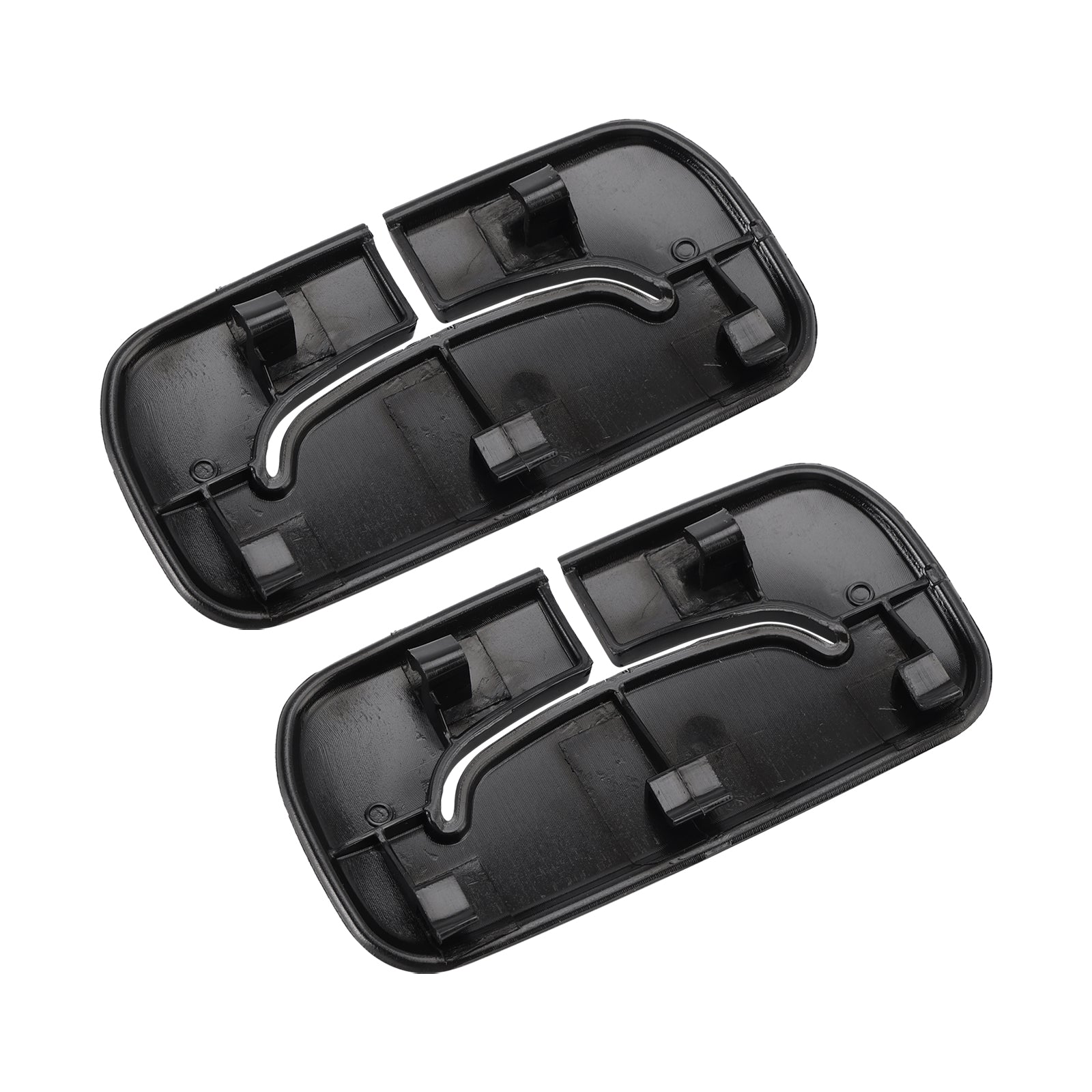 2X Rear Black Seat Belt Bezel 1AP31DX9AA For Jeep Wrangler JK 2011-2018