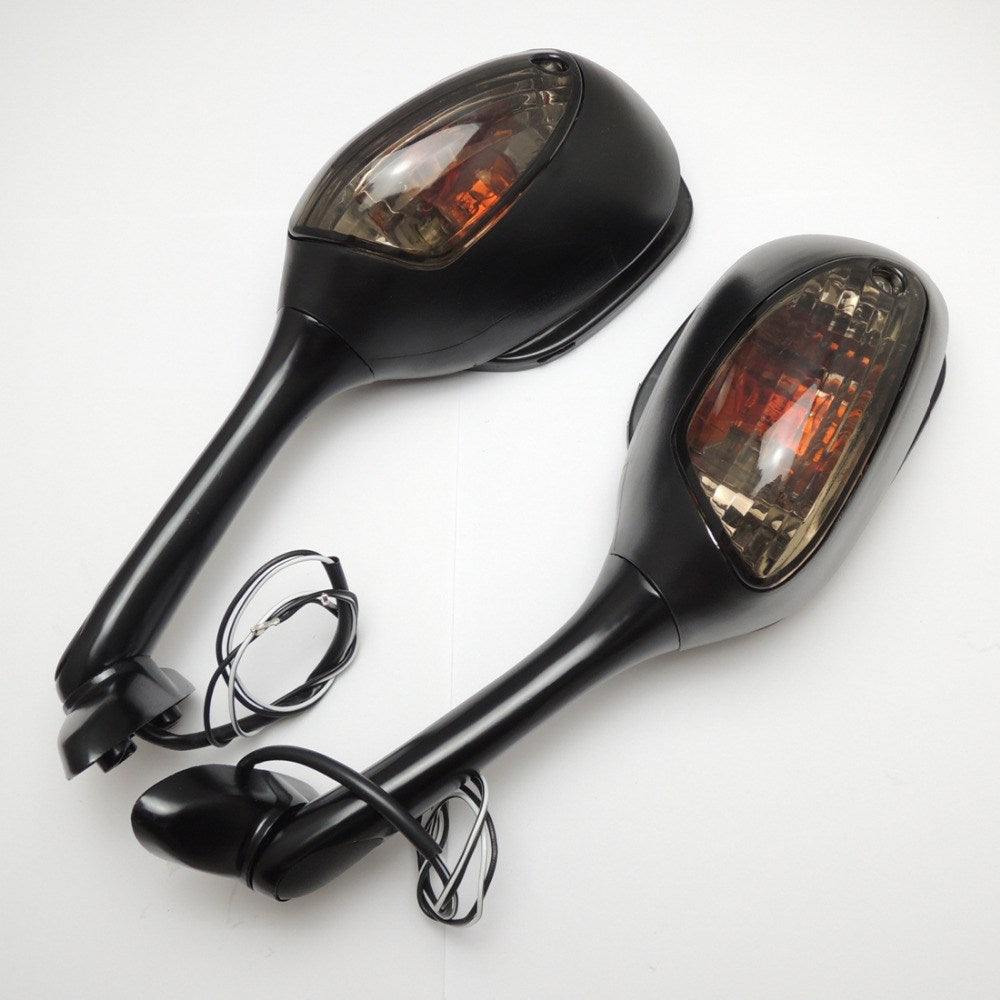 2006-2015 Suzuki GSXR 600 / GSX-R600 Rearview Side Mirrors w/Turn Signals