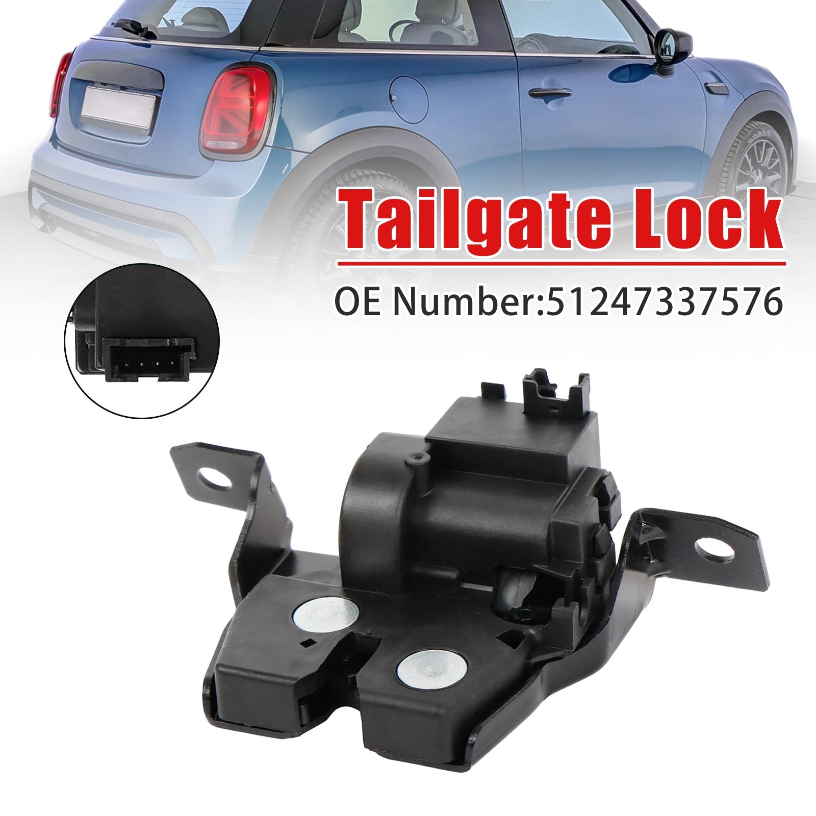 Tailgate Lock Trunk Lock 51247337576 For Mini F56 F55 F54 1.5 2.0L Cooper