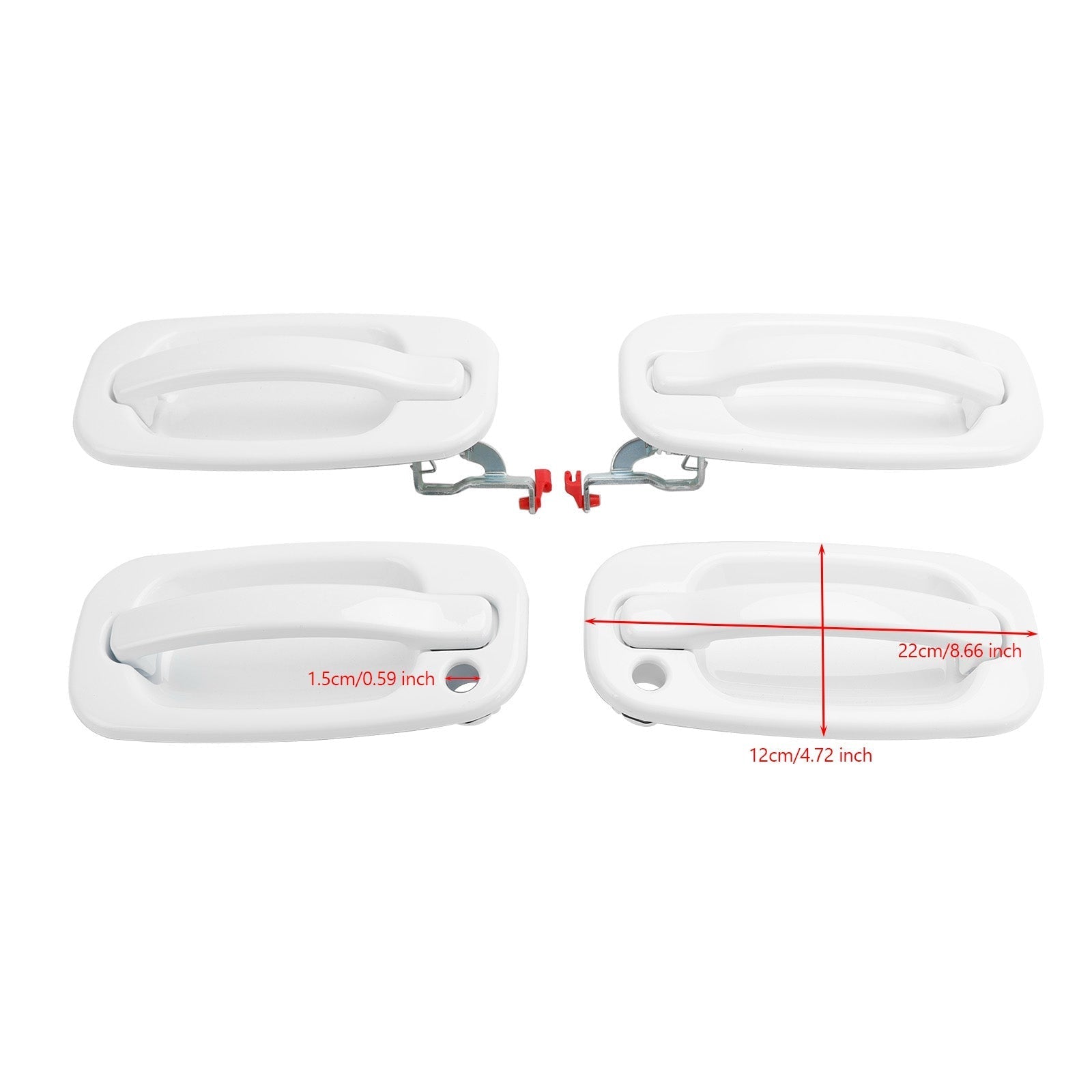 2000-2006 Chevrolet Suburban Avalanche Cadillac Escalade 4PCS Exterior Door Handle 15029900 15029899 15182405 15029901
