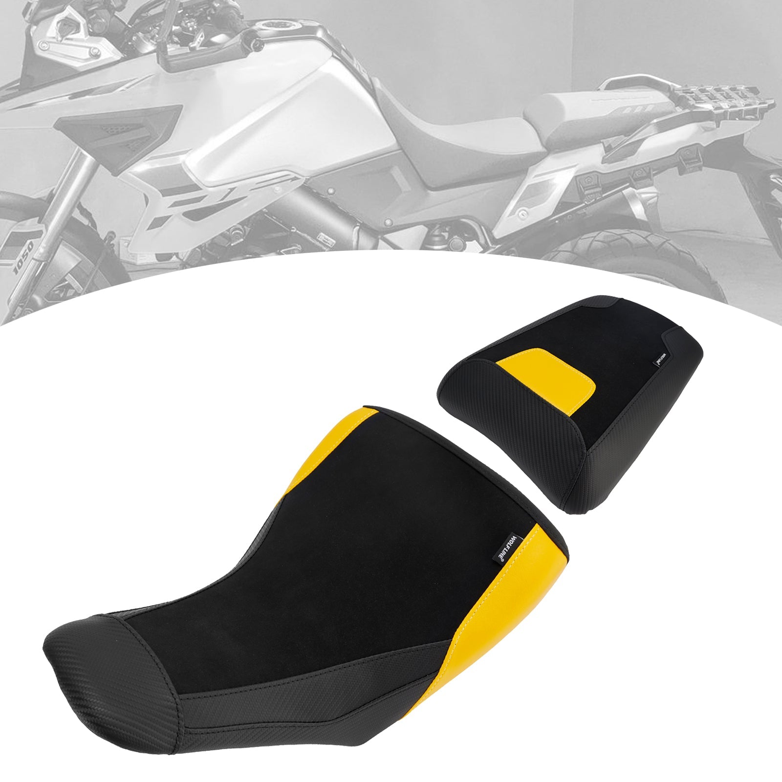 2023+ Fits For Suzuki V-Strom Dl1050 Lower Front&Rear Driver Seat Pillion Yellow