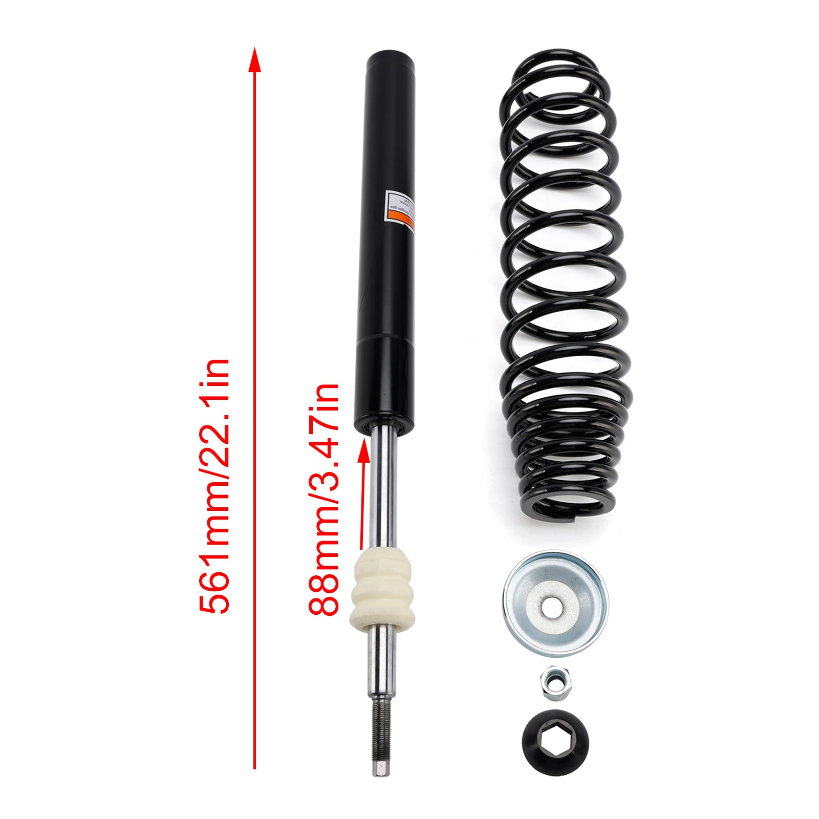 2008-2013 Polaris Trail Blazer 330 2 Pcs Front Shocks 7555749